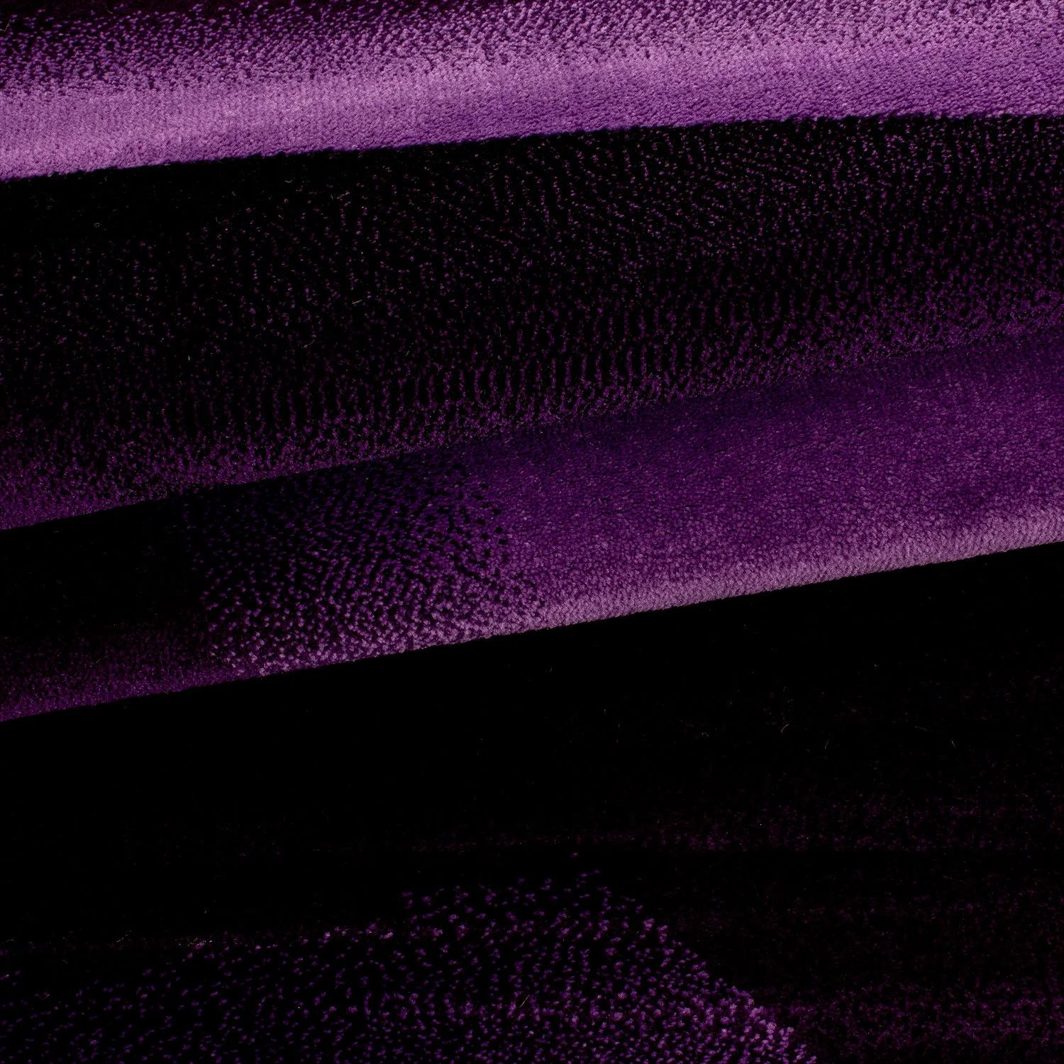 Kurzflorteppiche, Abstrakt Design, Farbe Violett, Teppich für Wohnzimmer, Rücken aus Jute - Image 6