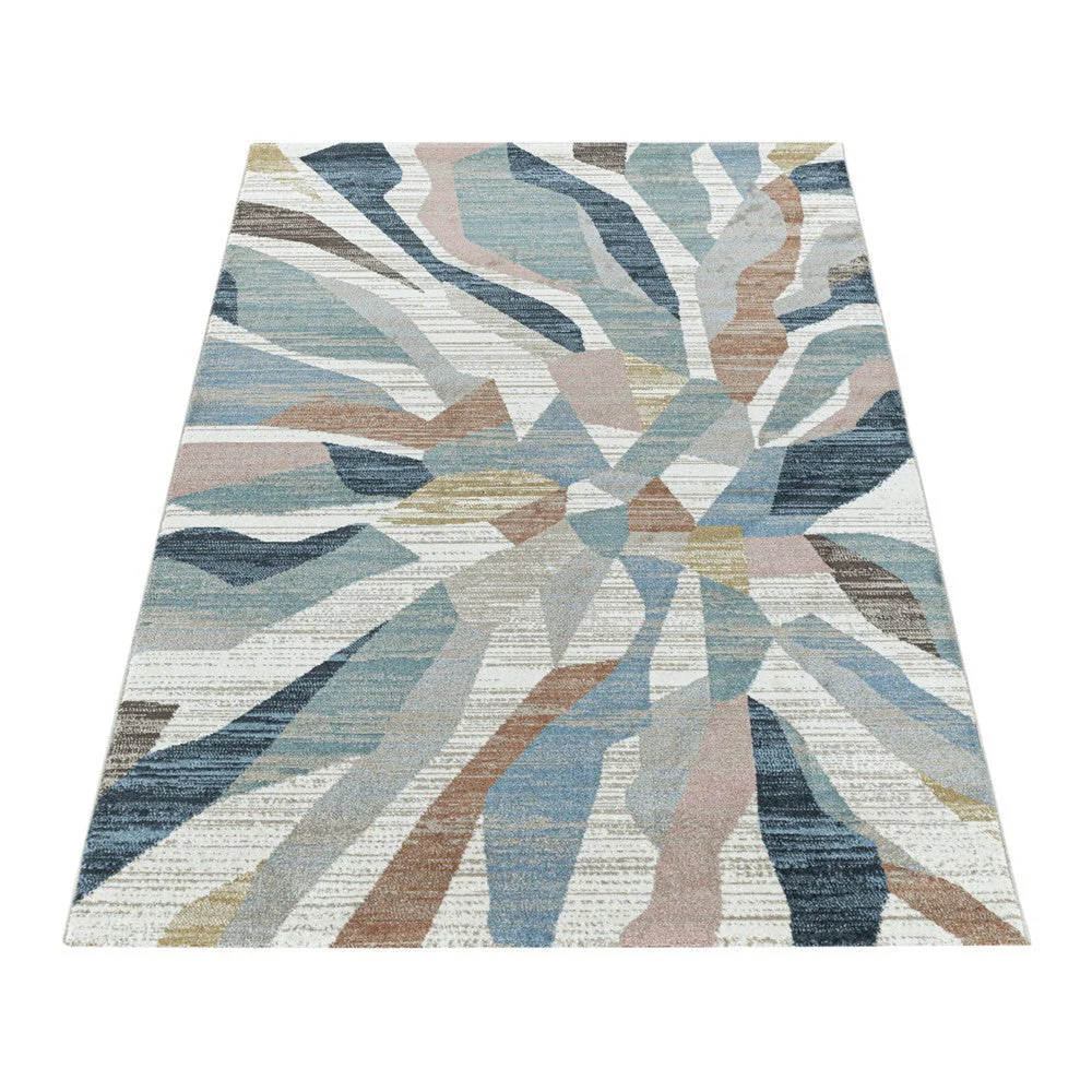 Modern Kurzflor Designer Teppich Geometrisches design gemischte Farben - Image 3