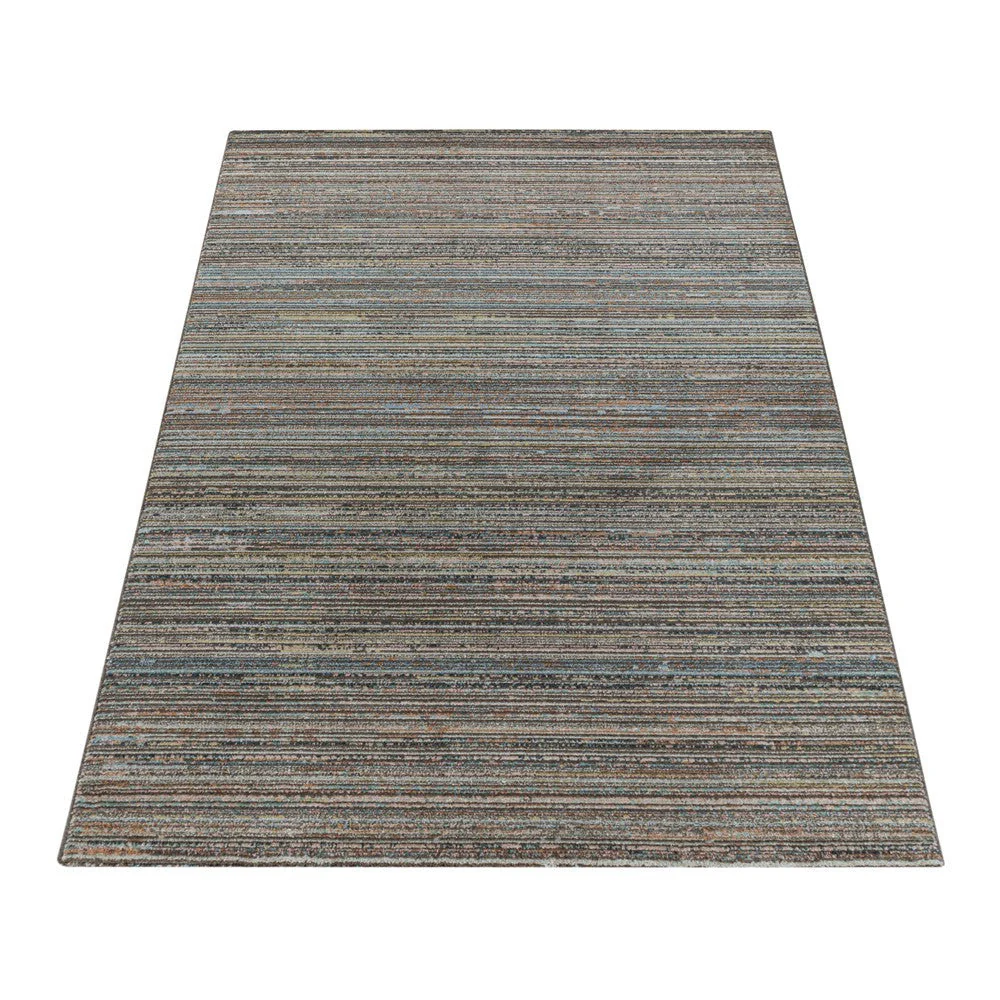 Modern Kurzflor Designer Teppich Linien design gemischte Farben - Image 3