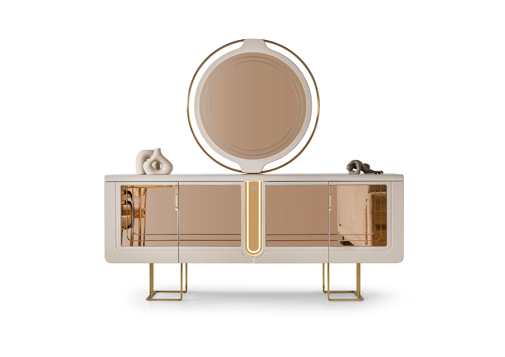 Monza Sideboard mit Spiegel