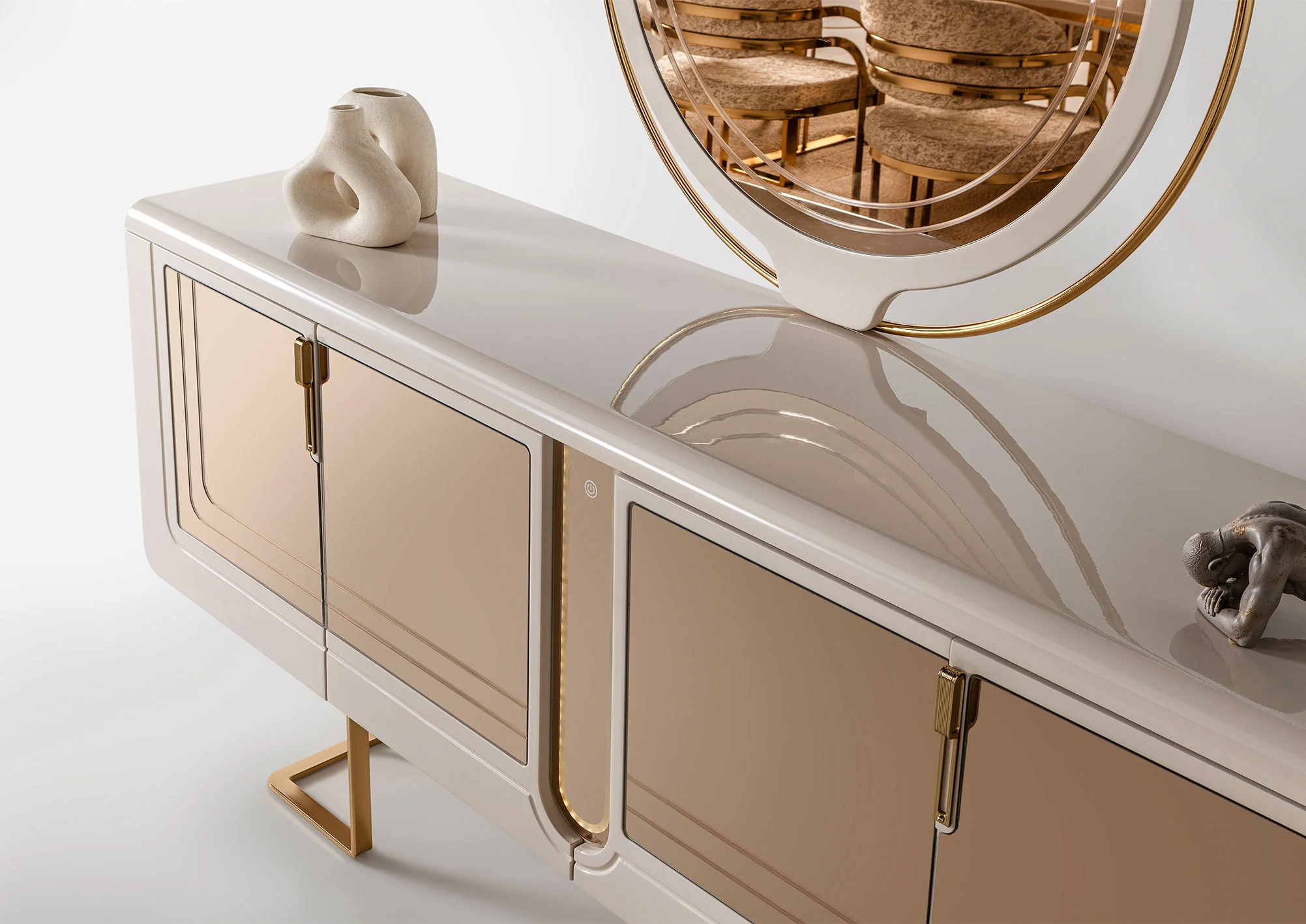 Monza Sideboard mit Spiegel - Image 2