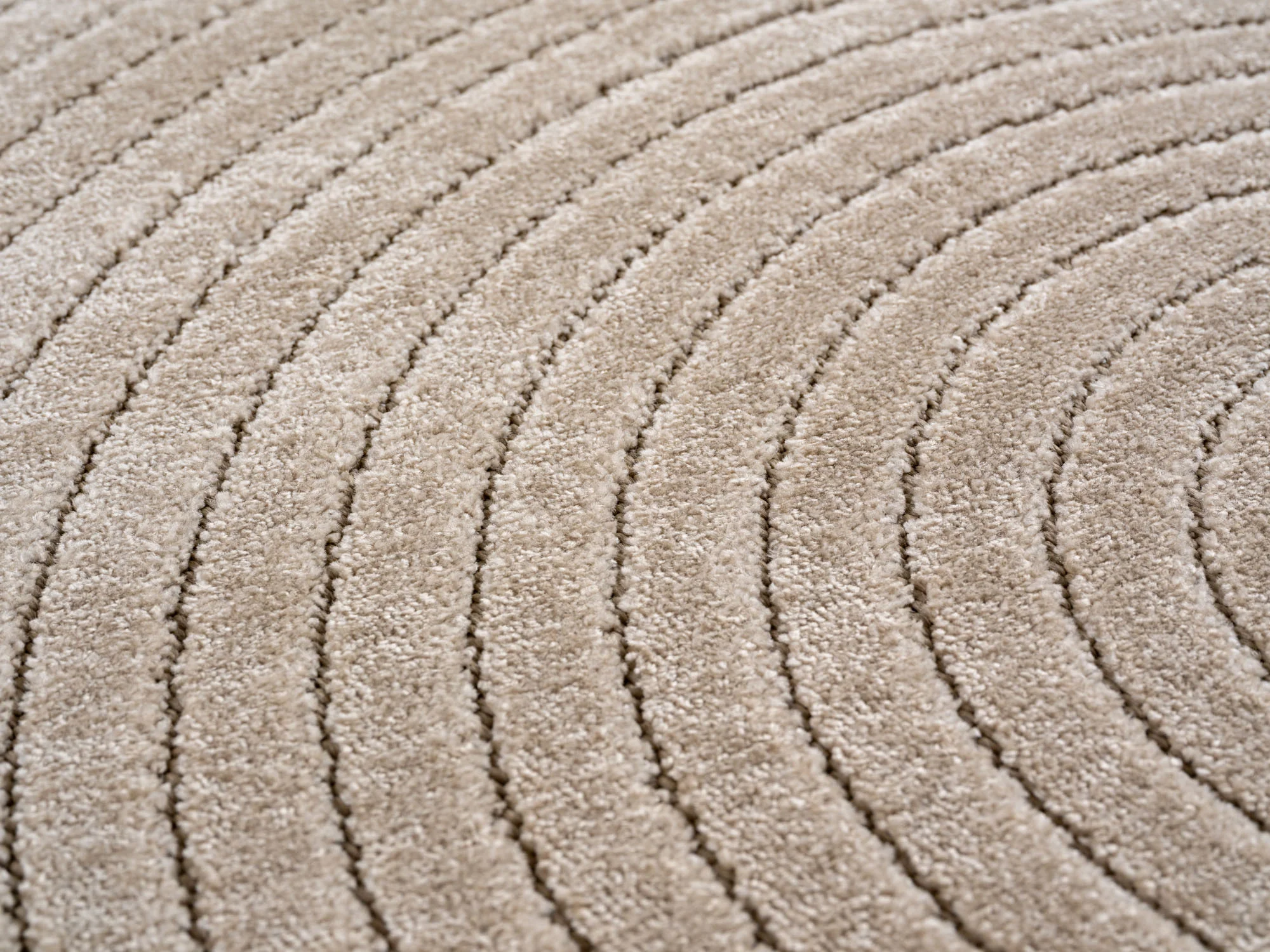 Nova Teppich | Beige Kurzflor mit Streifen - Image 6