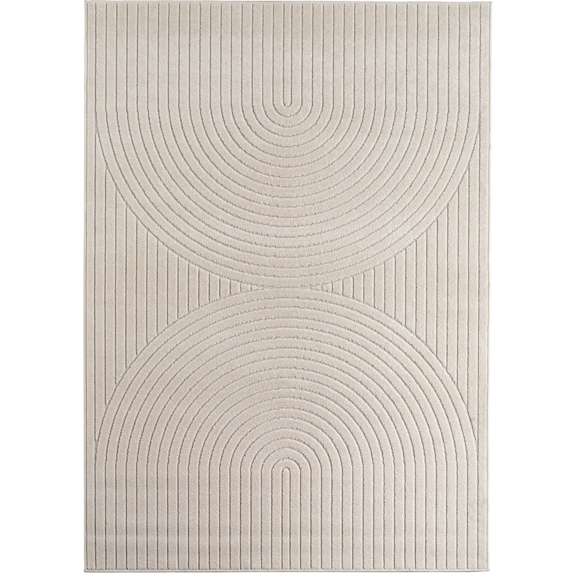 Nova Kurzflor Teppich | Creme Boho - Image 2