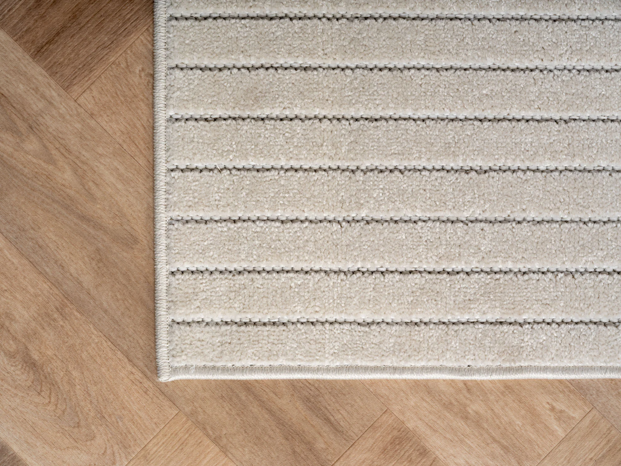 Nova Kurzflor Teppich | Creme Boho - Image 3
