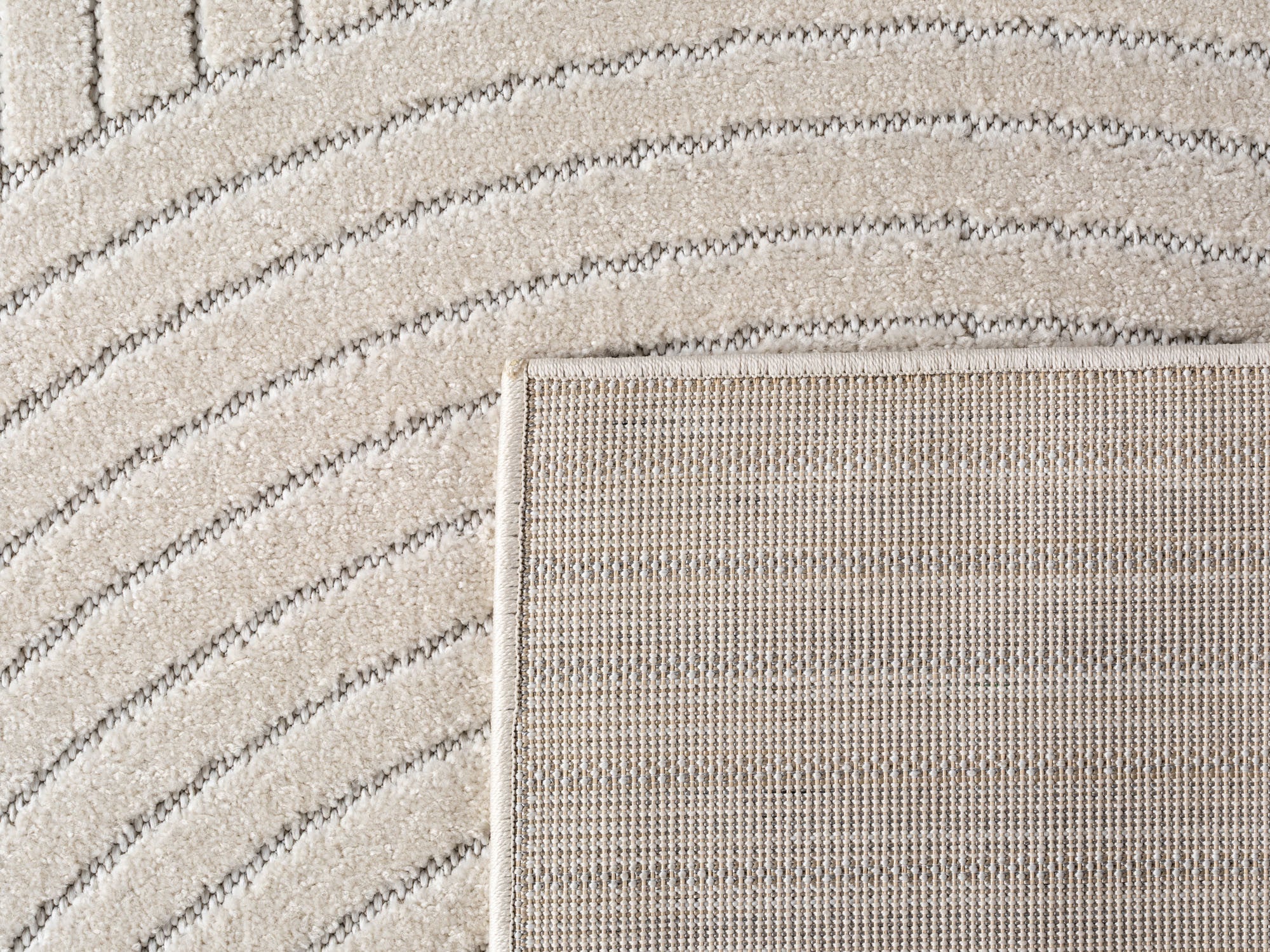 Nova Kurzflor Teppich | Creme Boho - Image 5