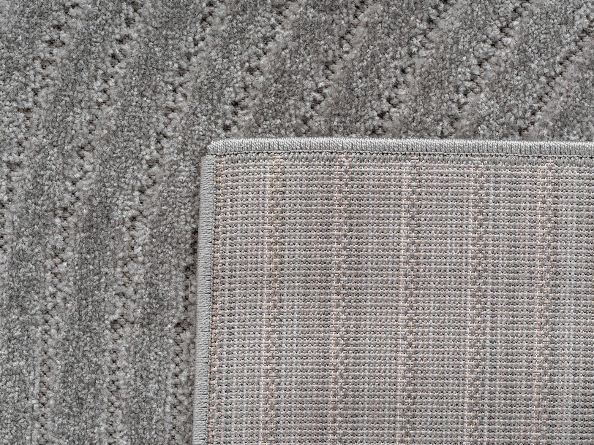 Nova Teppich Grau | Boho Kurzflor - Image 5