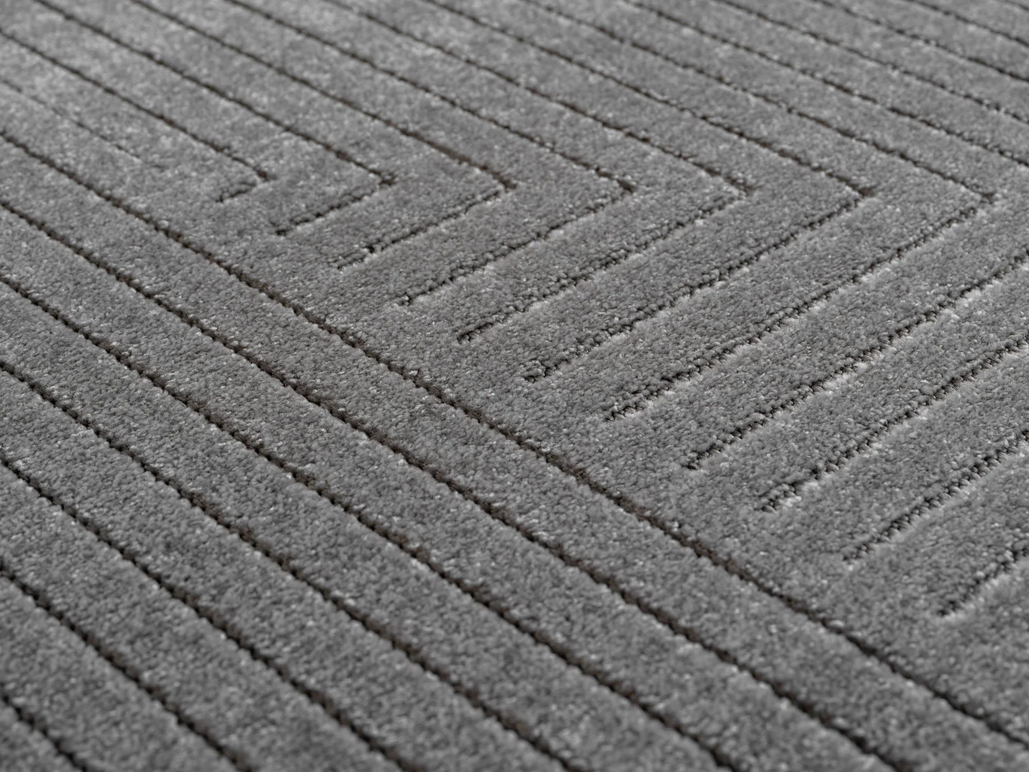 Nova Teppich | Asymmetrische Streifen in Grau - Image 6