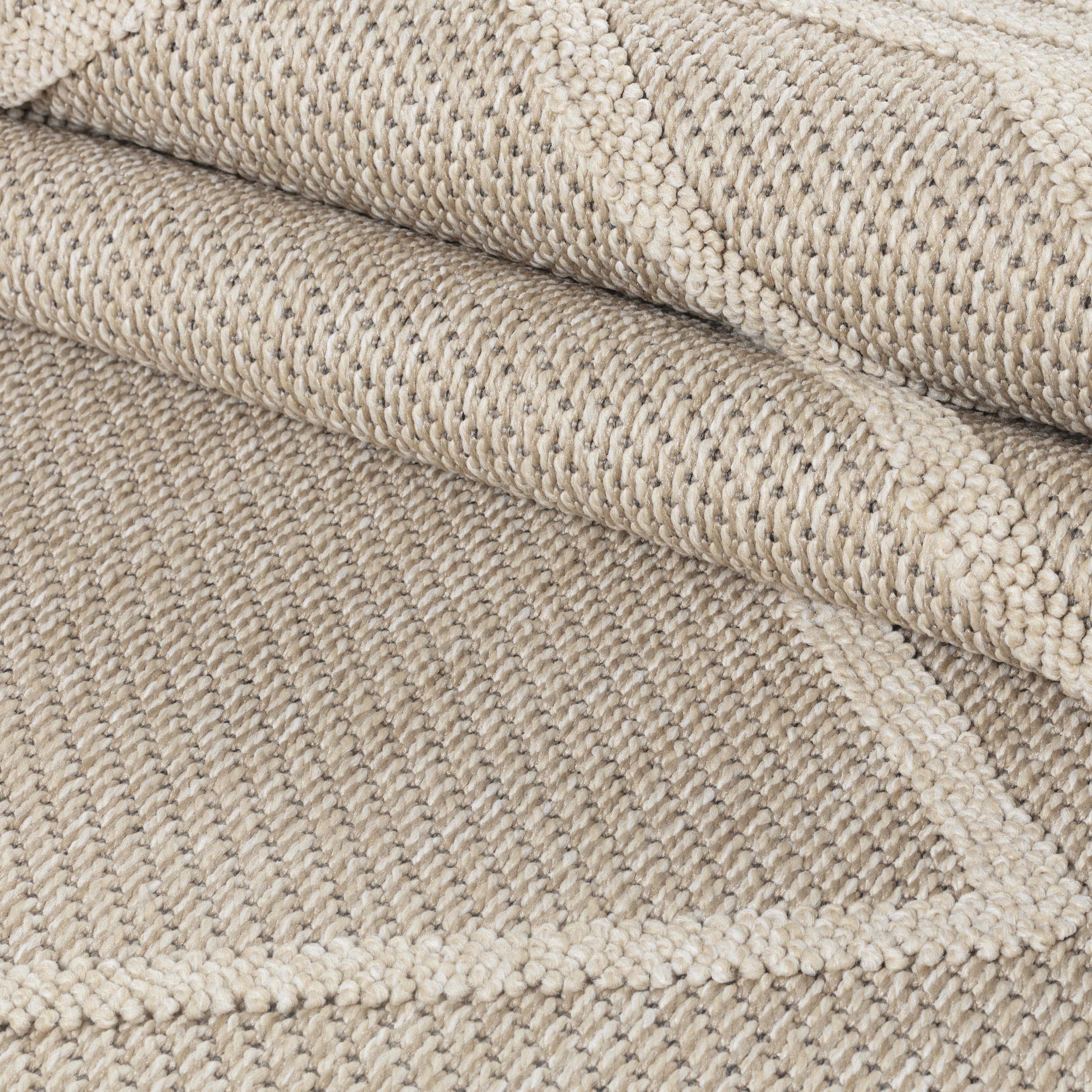 Boho Outdoorteppich Patara in Beige | Für Balkon, Terrasse & Küche - Image 3