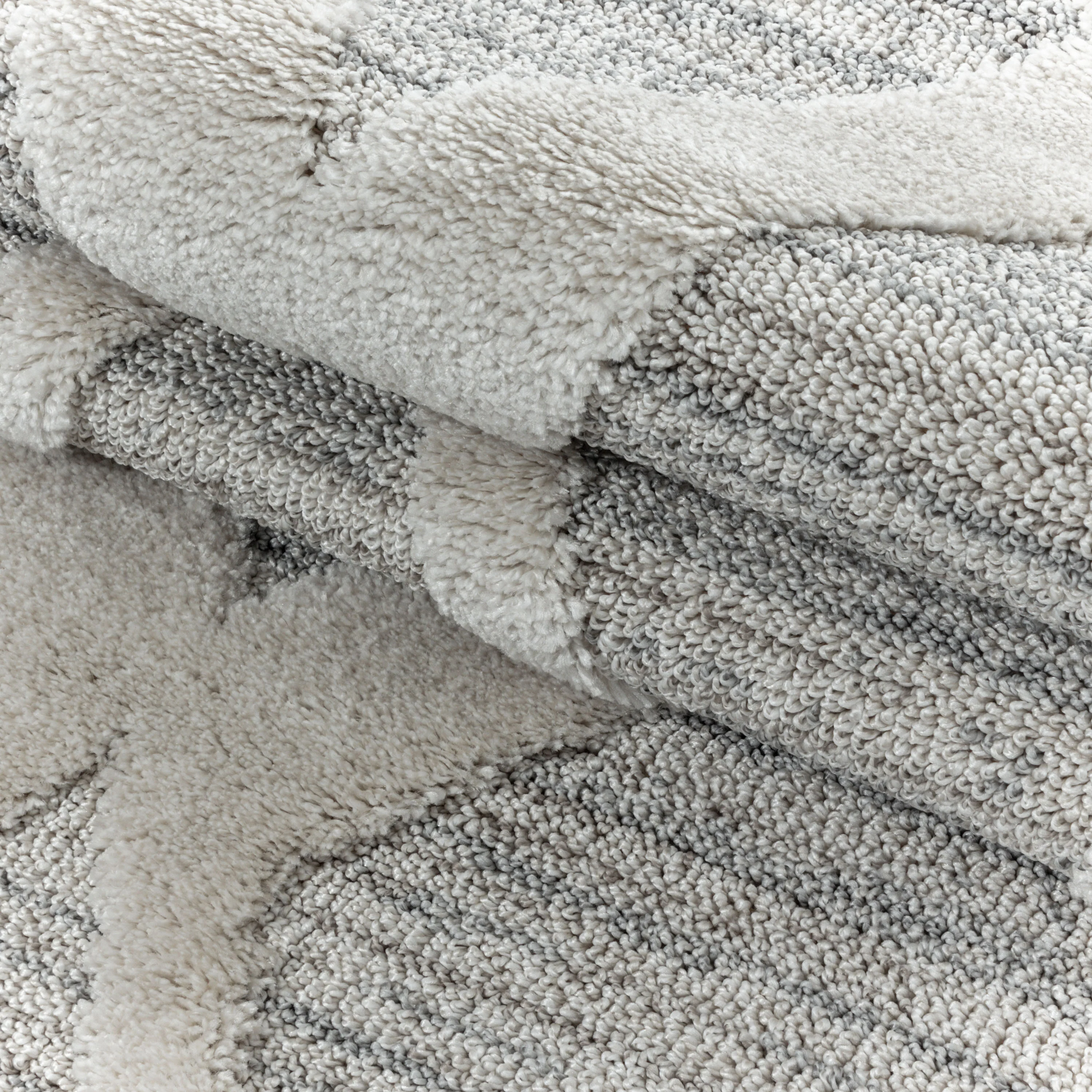 Hochflorteppiche im Boho-Design – Grau - Image 6