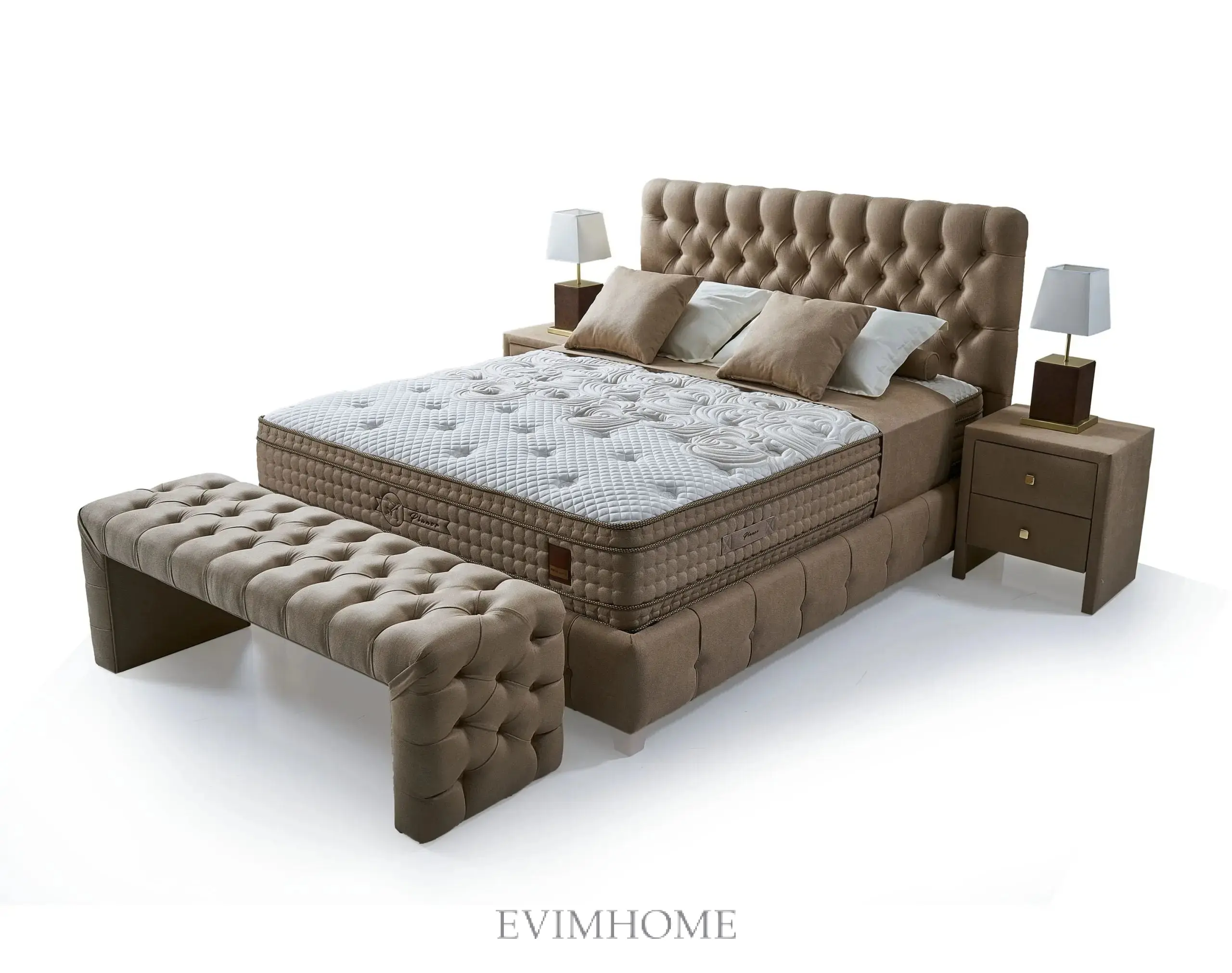 Planor Tommy Boxspringbett – 38 cm Matratze & Bonellfederkern - Image 3