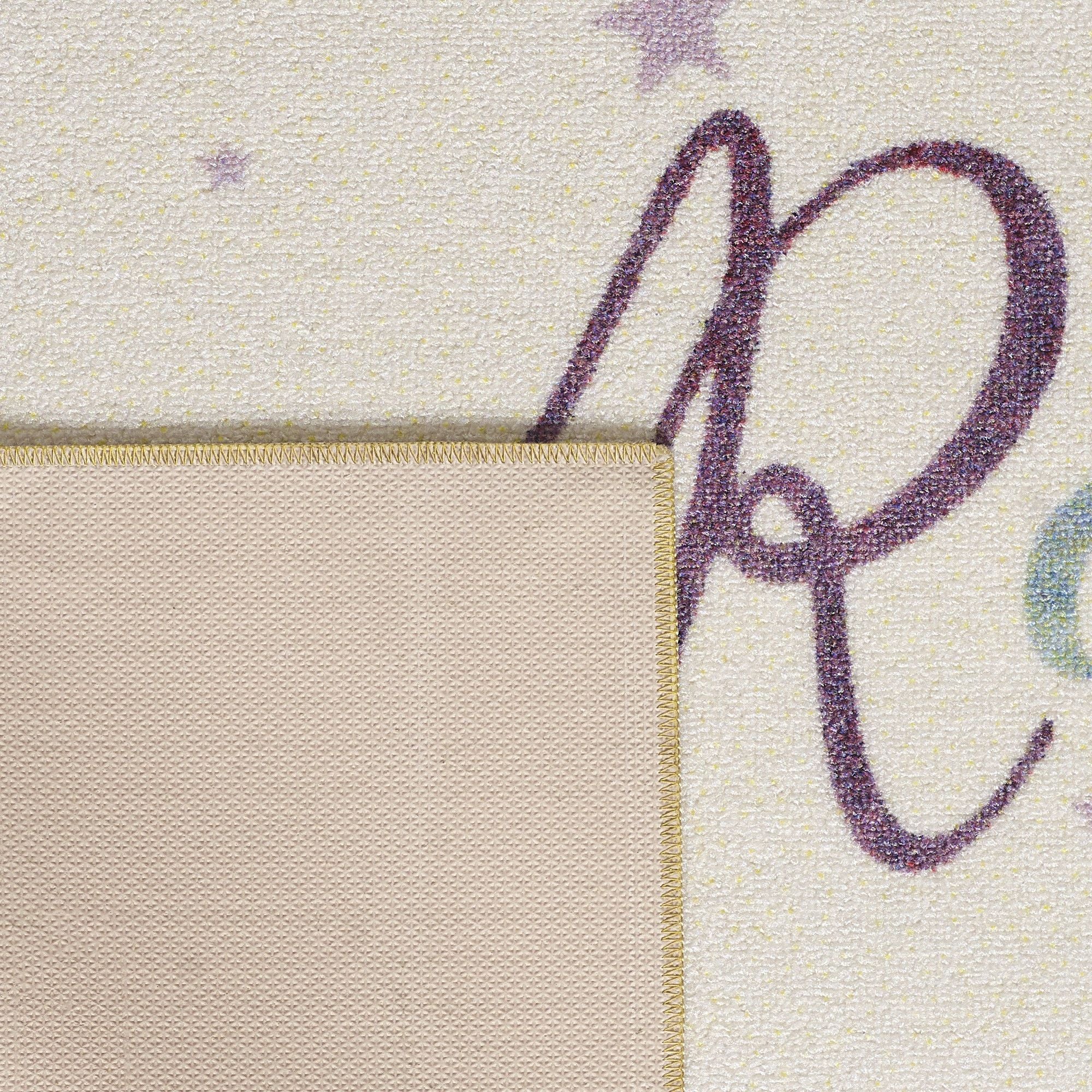 Kinderteppiche, Regenbogen, Farbe Creme, Teppich für Kinderzimmer, Rücken aus Latex - Image 6