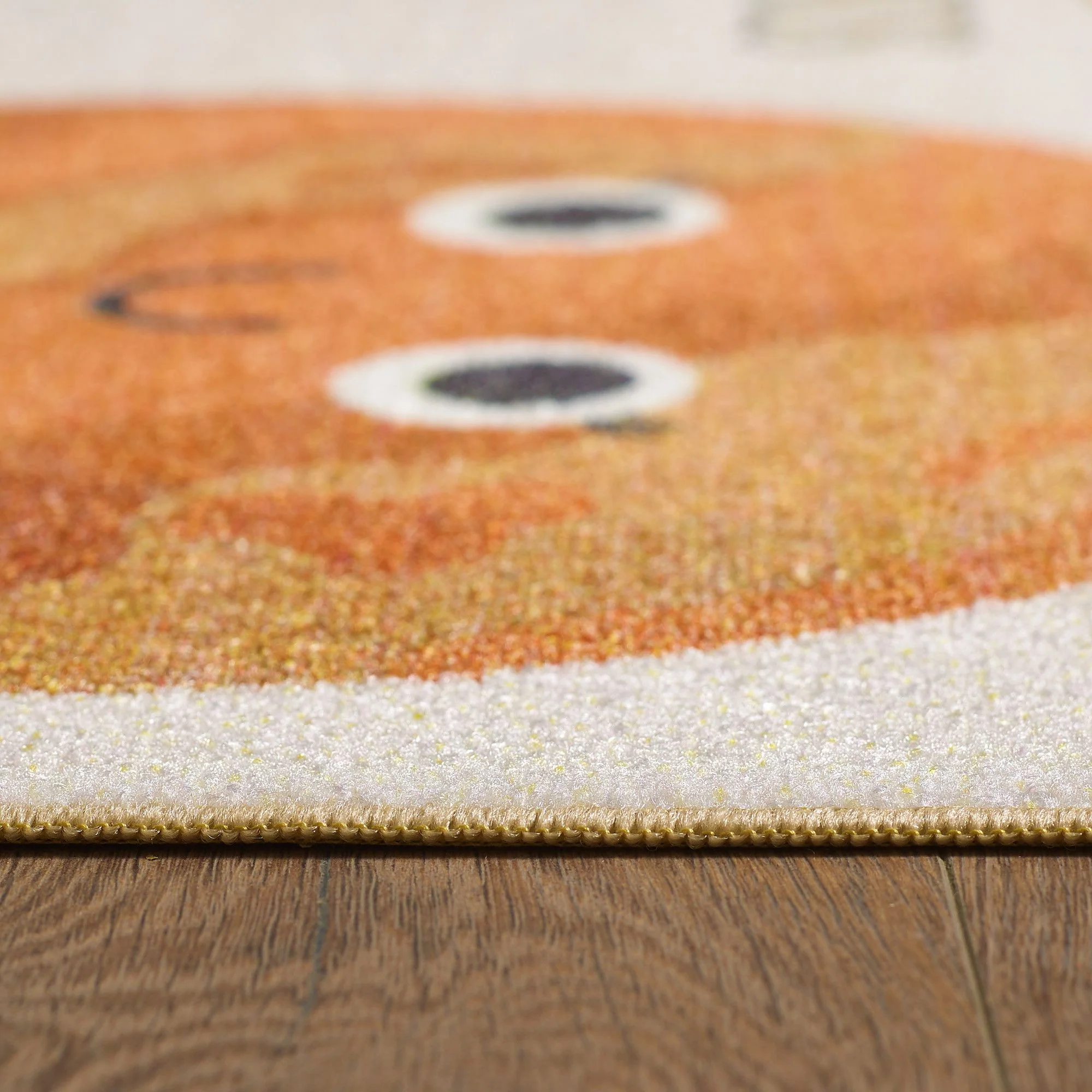 Kinderteppiche, Sonnensystem, Farbe Beige, Teppich für Kinderzimmer, Rücken aus Latex - Image 5