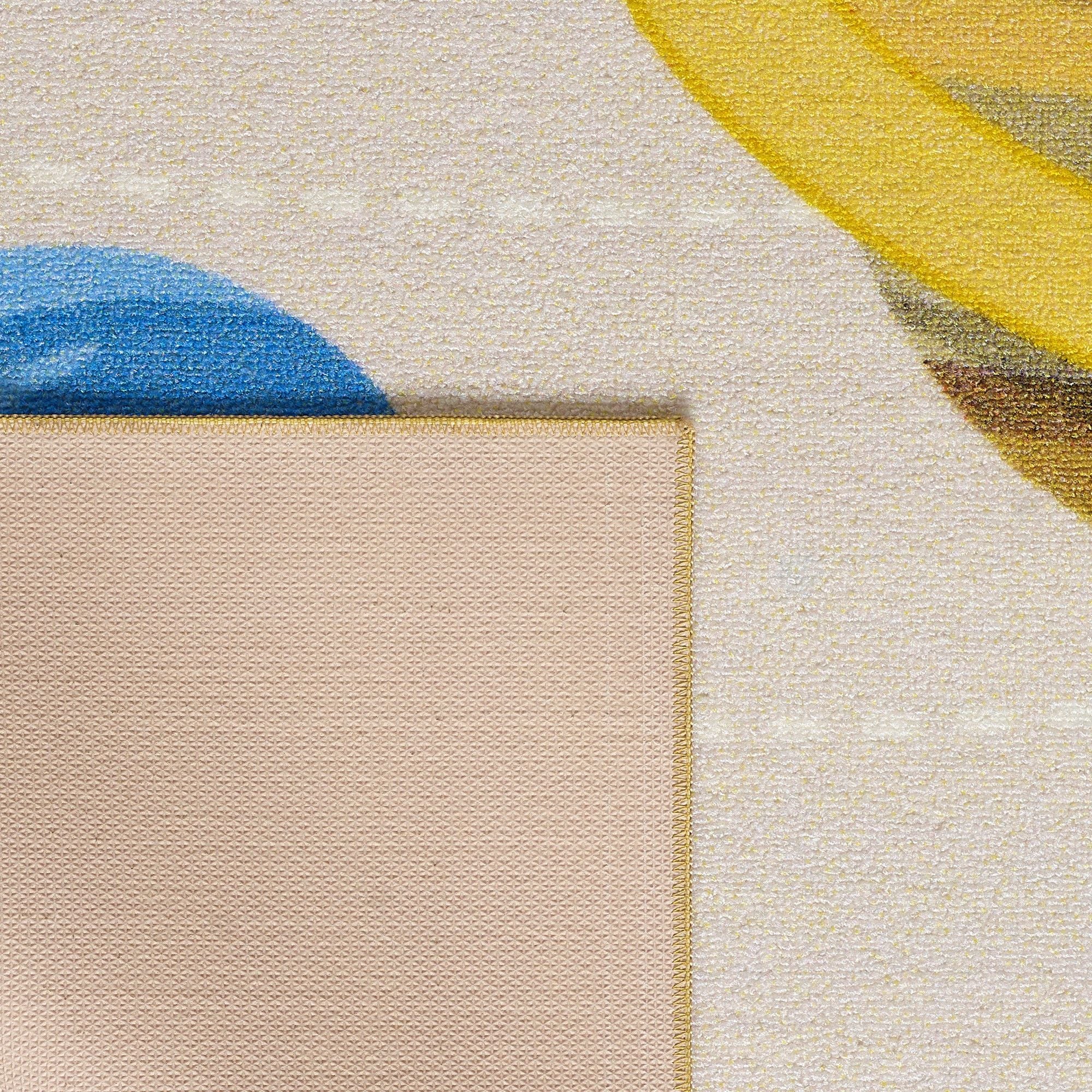 Kinderteppiche, Sonnensystem, Farbe Beige, Teppich für Kinderzimmer, Rücken aus Latex - Image 6