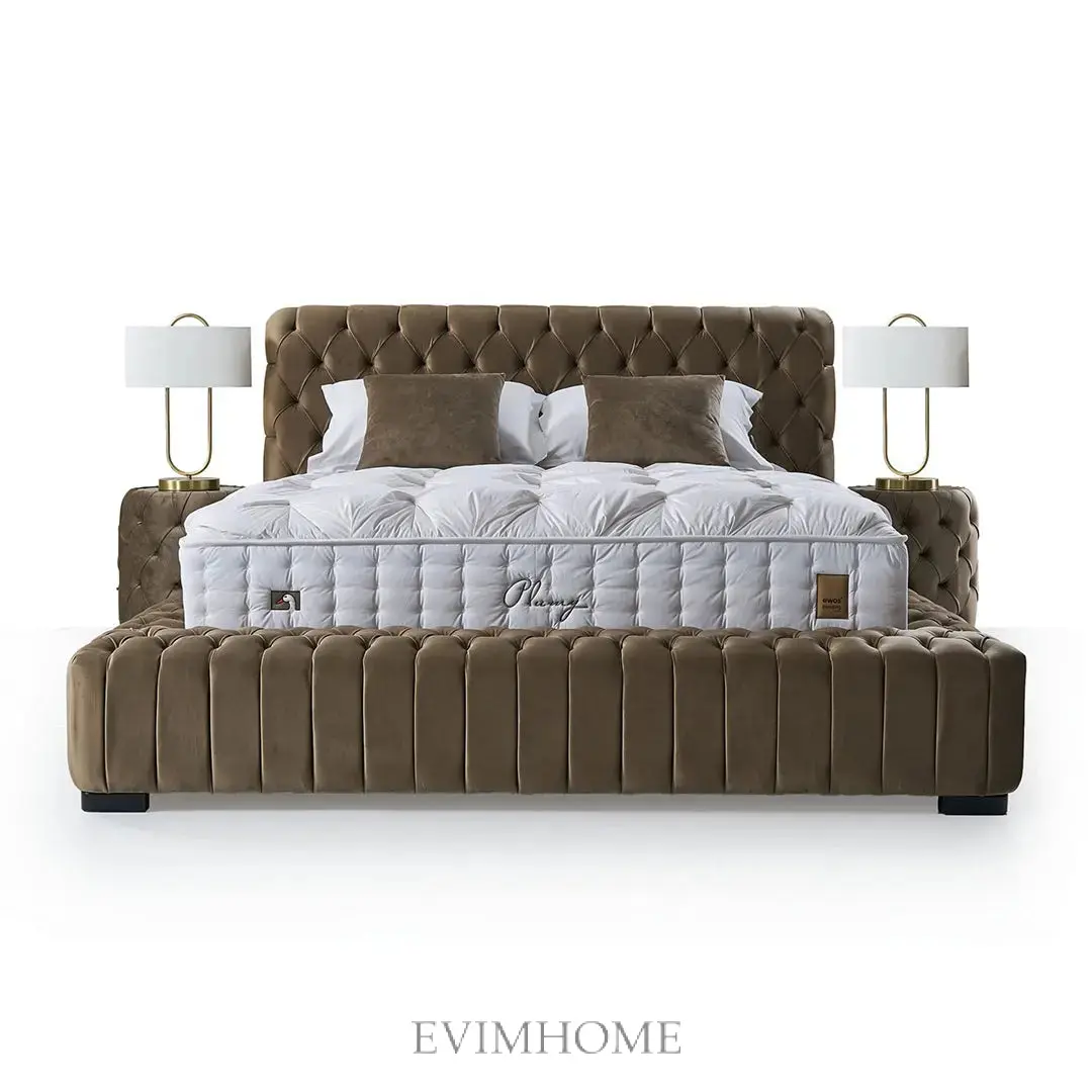 Plumy Boxspringbett – Gänsefeder & handgefertigter Luxuskomfort - Image 2