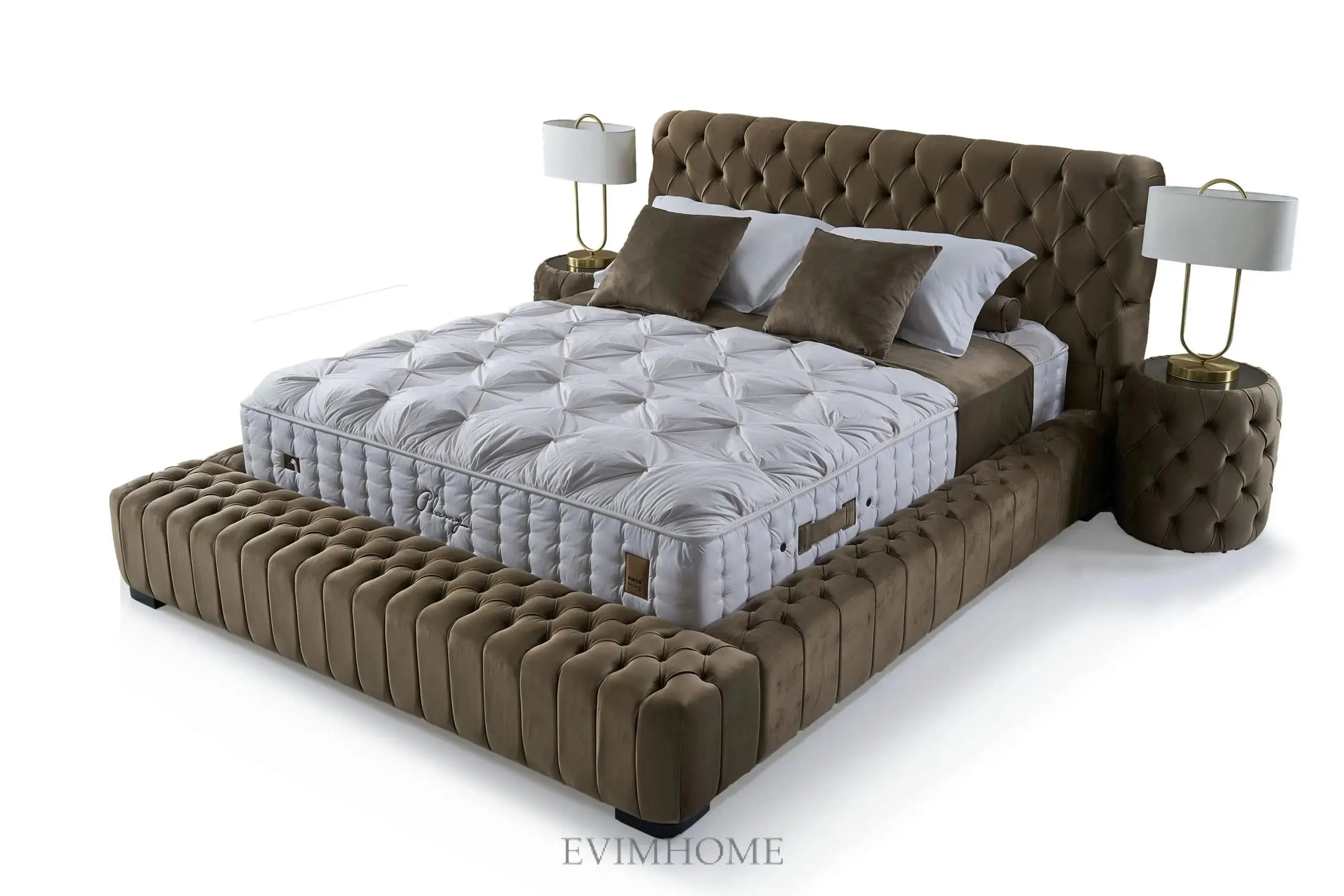 Plumy Boxspringbett – Gänsefeder & handgefertigter Luxuskomfort - Image 3
