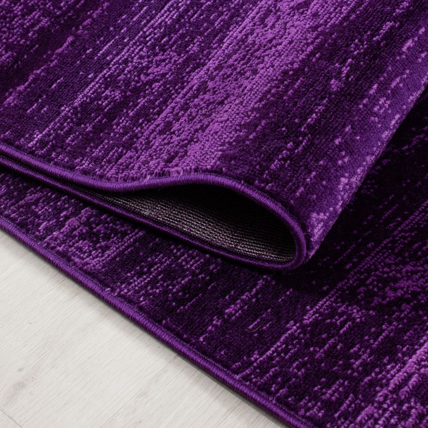 Kurzflorteppiche, Unicolor - Einfarbig, Farbe Violett, Teppich für Wohnzimmer, Rücken aus Jute - Image 5