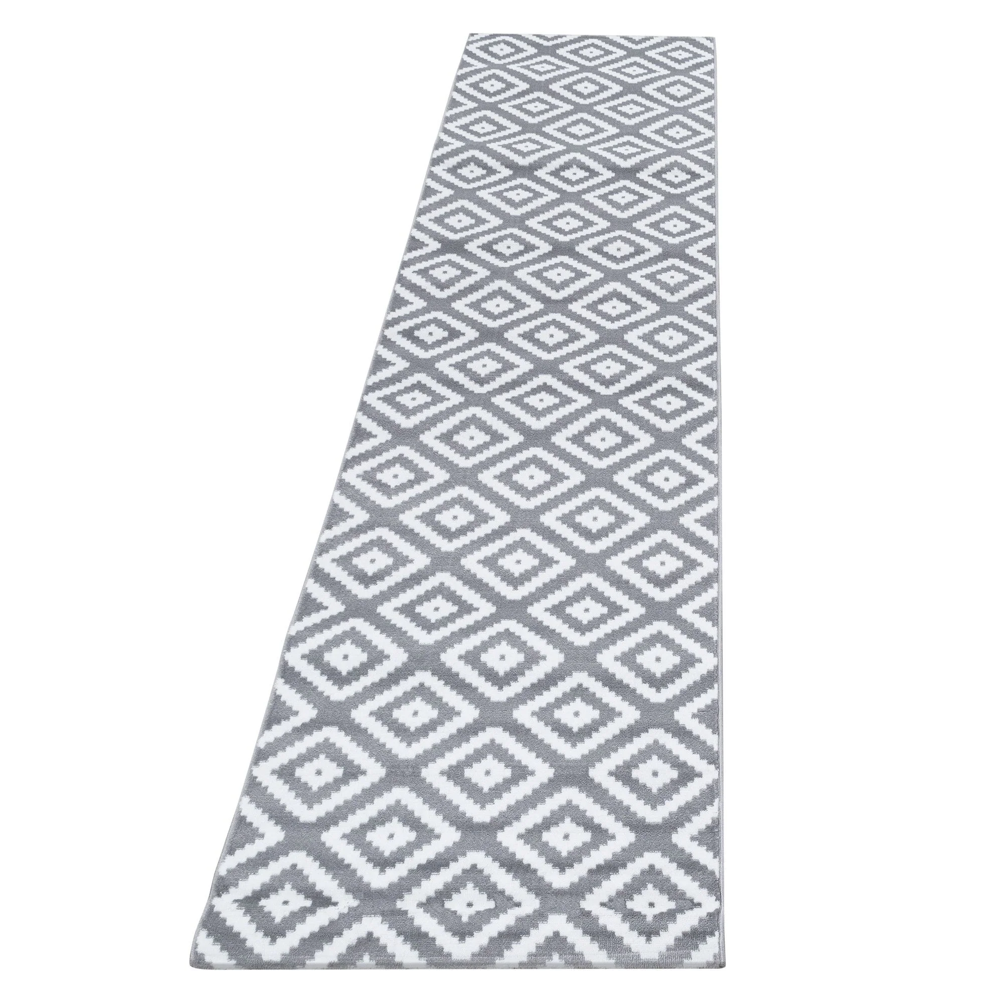 Plus Kurzflorteppich in Grau mit klarer Geometrie - Image 7