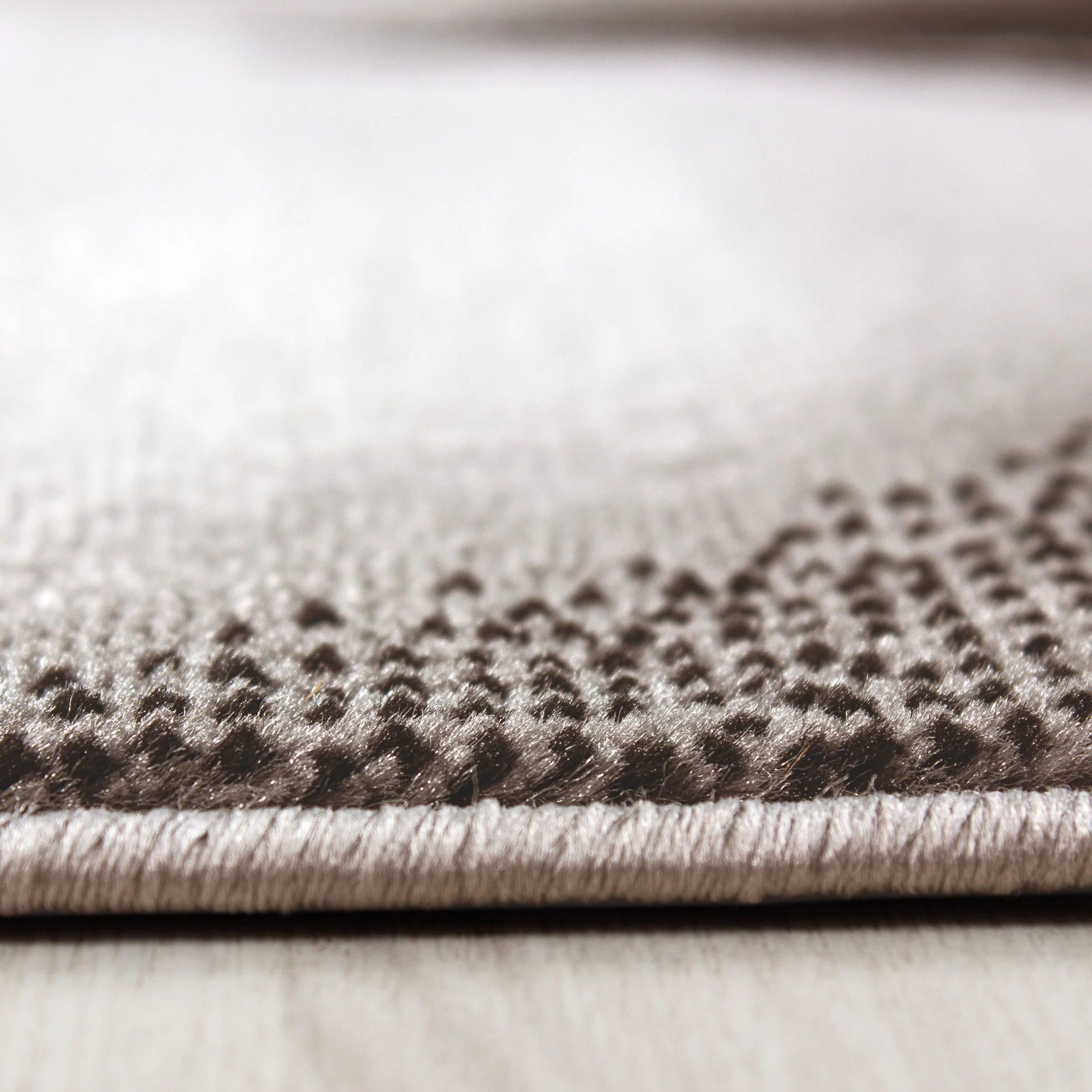Design Kurzflor Teppich: Abstrakte Wellen in Braun - Image 4