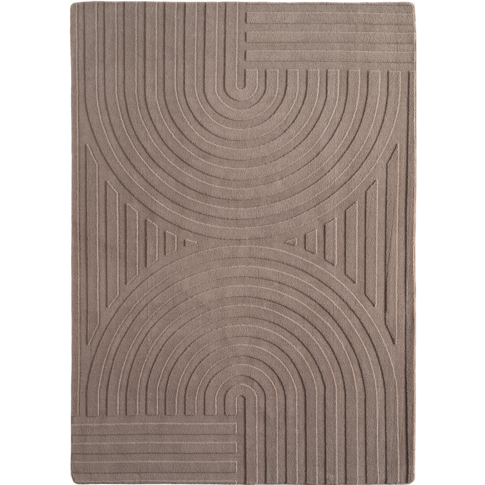 Skandinavischer Boho Teppich Einfarbig Beige 8x15 cm, Deko Teppich, Weich & Pflegeleicht, Waschbar, 3D-Effekt, Teppich für Wohnzimmer und Schlafzimmer, Läufer Teppich - Image 2