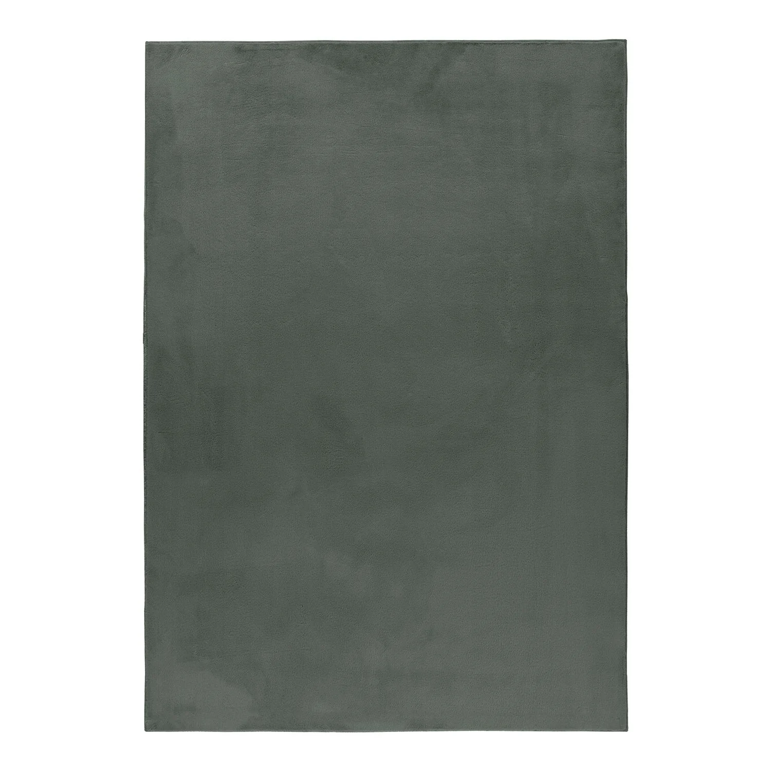 Pouffy Hochflorteppiche Grün – Unicolor - Image 2