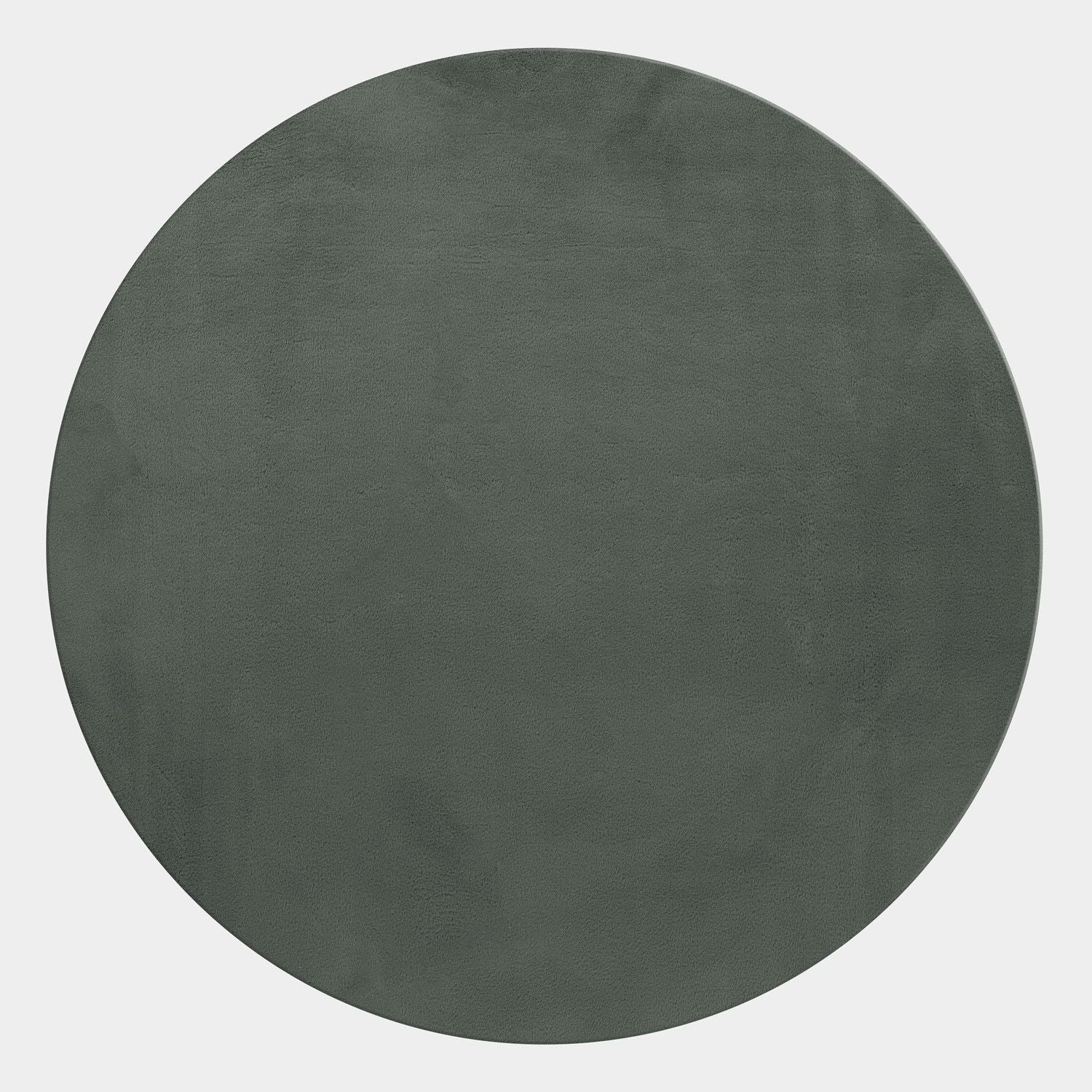 Pouffy Hochflorteppiche Grün – Unicolor - Image 7