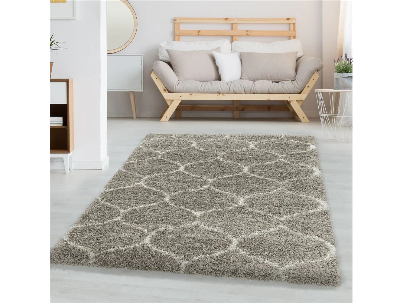 Hochflor Teppich Jacquard Muster – weich & modern - Image 5