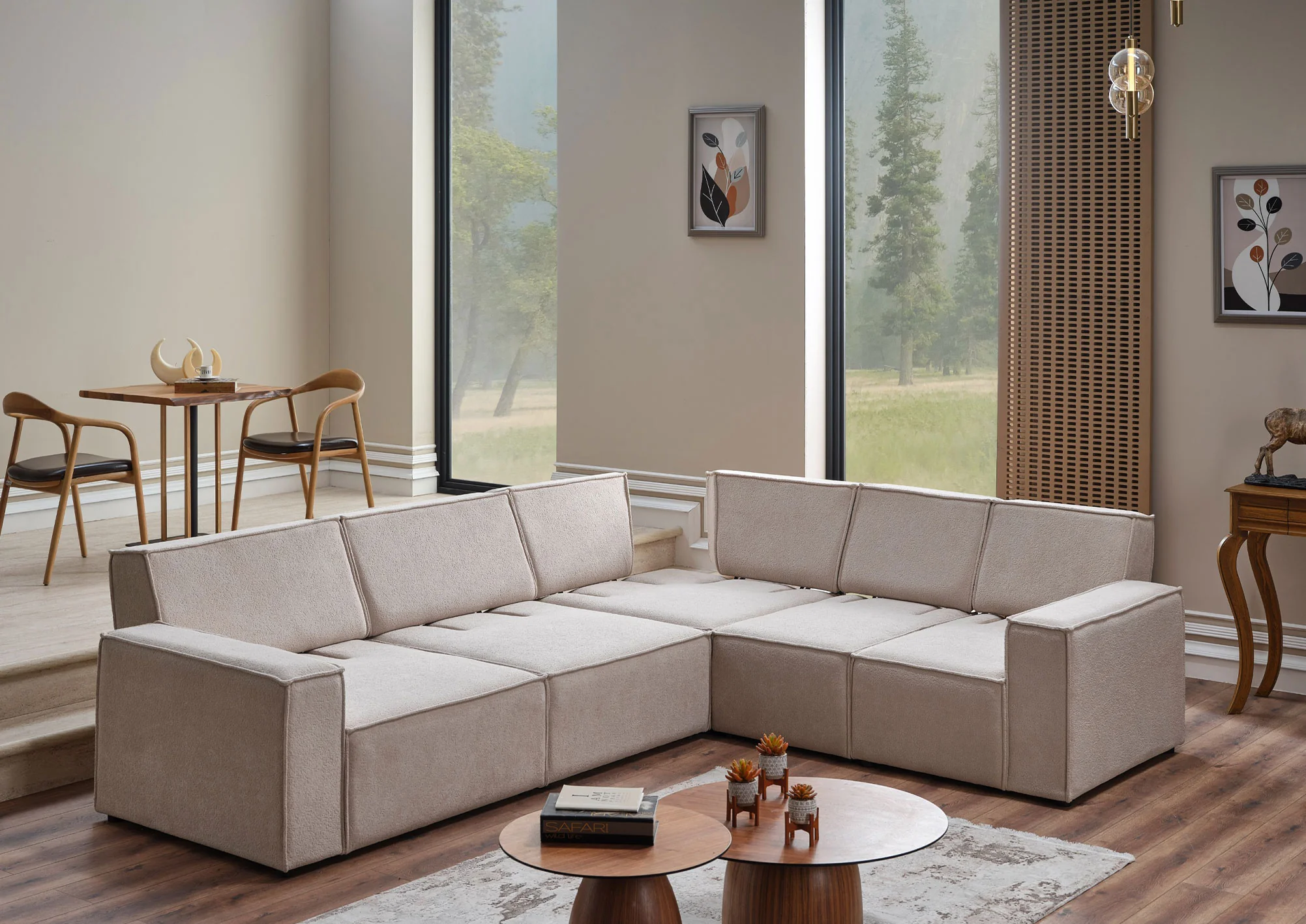 RELAX Eckgarnitur | Creme - Image 3
