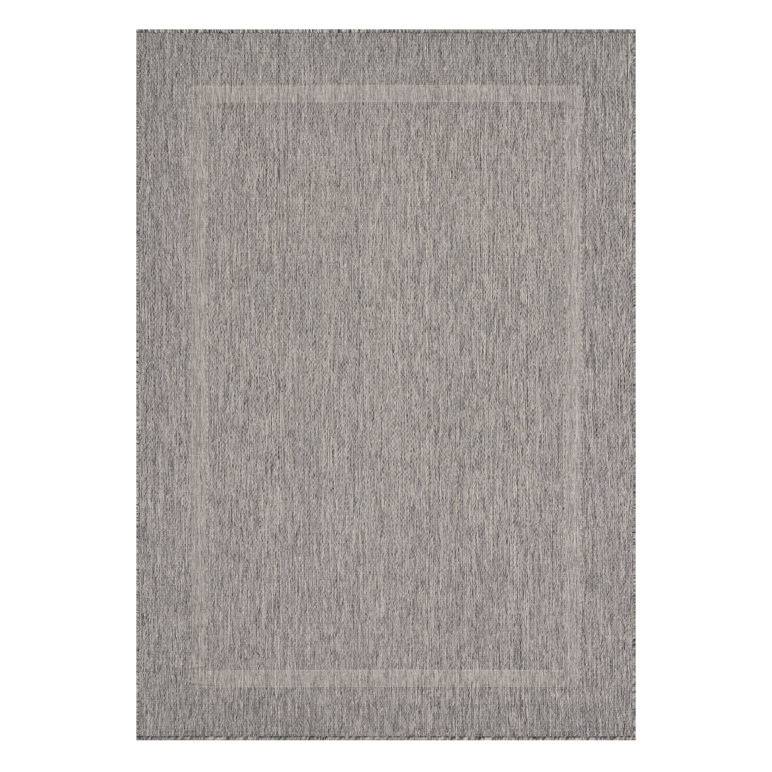 Outdoorteppiche, Unicolor - Einfarbig, Farbe Grau, Teppich für Terasse-Balkon-Küche, Rücken aus Polypropylen - Image 2