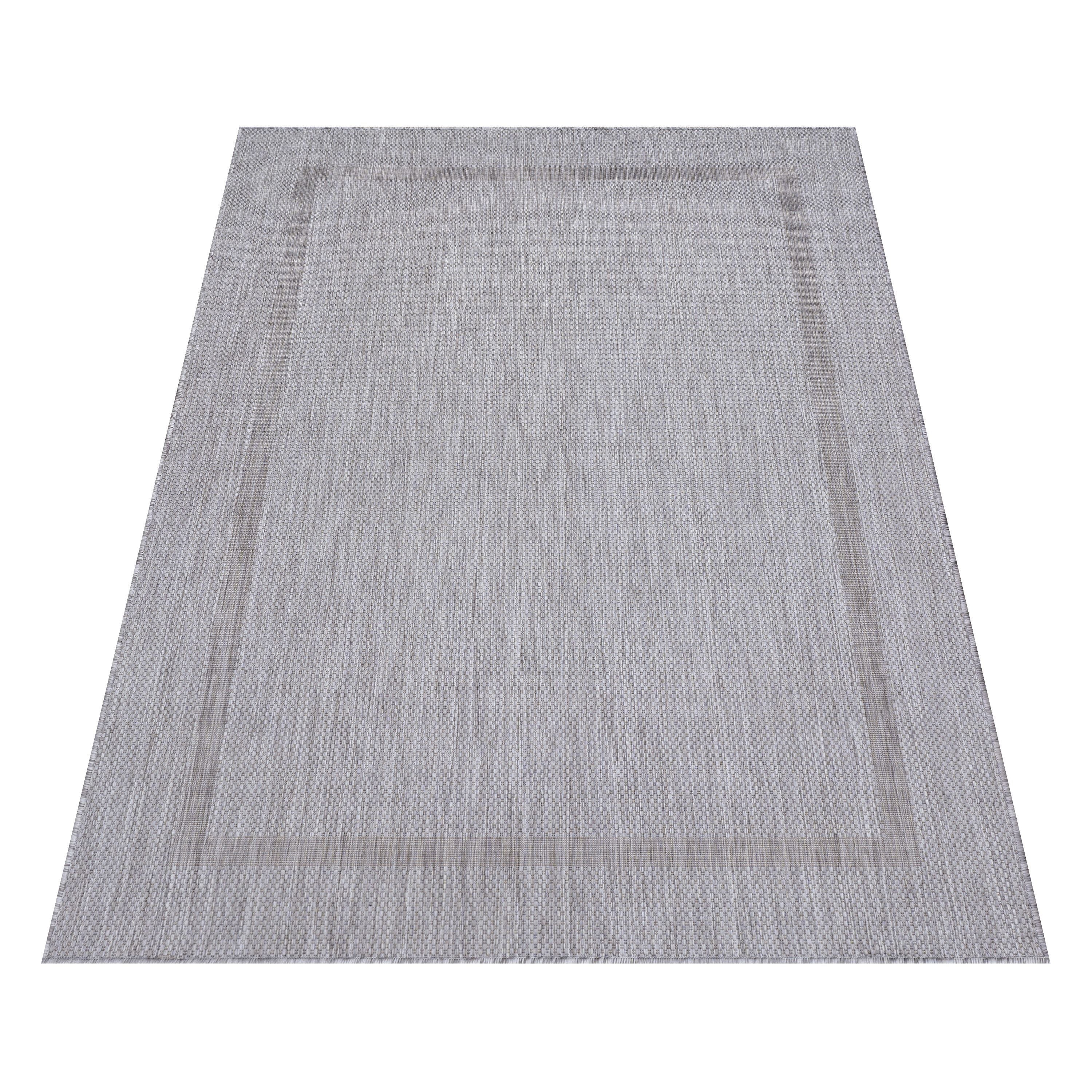 Outdoorteppiche, Unicolor - Einfarbig, Farbe Silber, Teppich für Terasse-Balkon-Küche, Rücken aus Polypropylen - Image 3