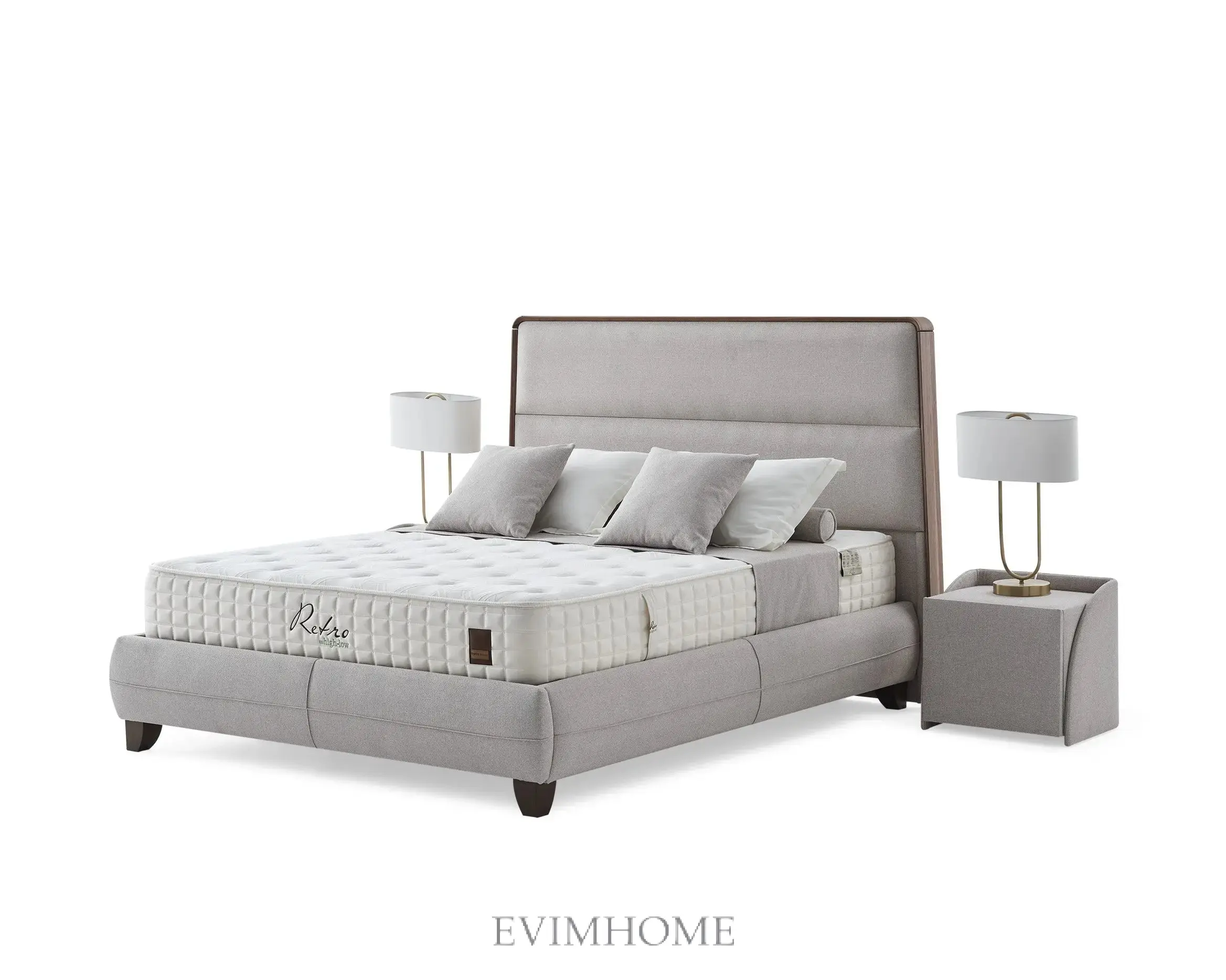 Retro Olimpos Boxspringbett mit Doppelkern-Komfort - Image 3