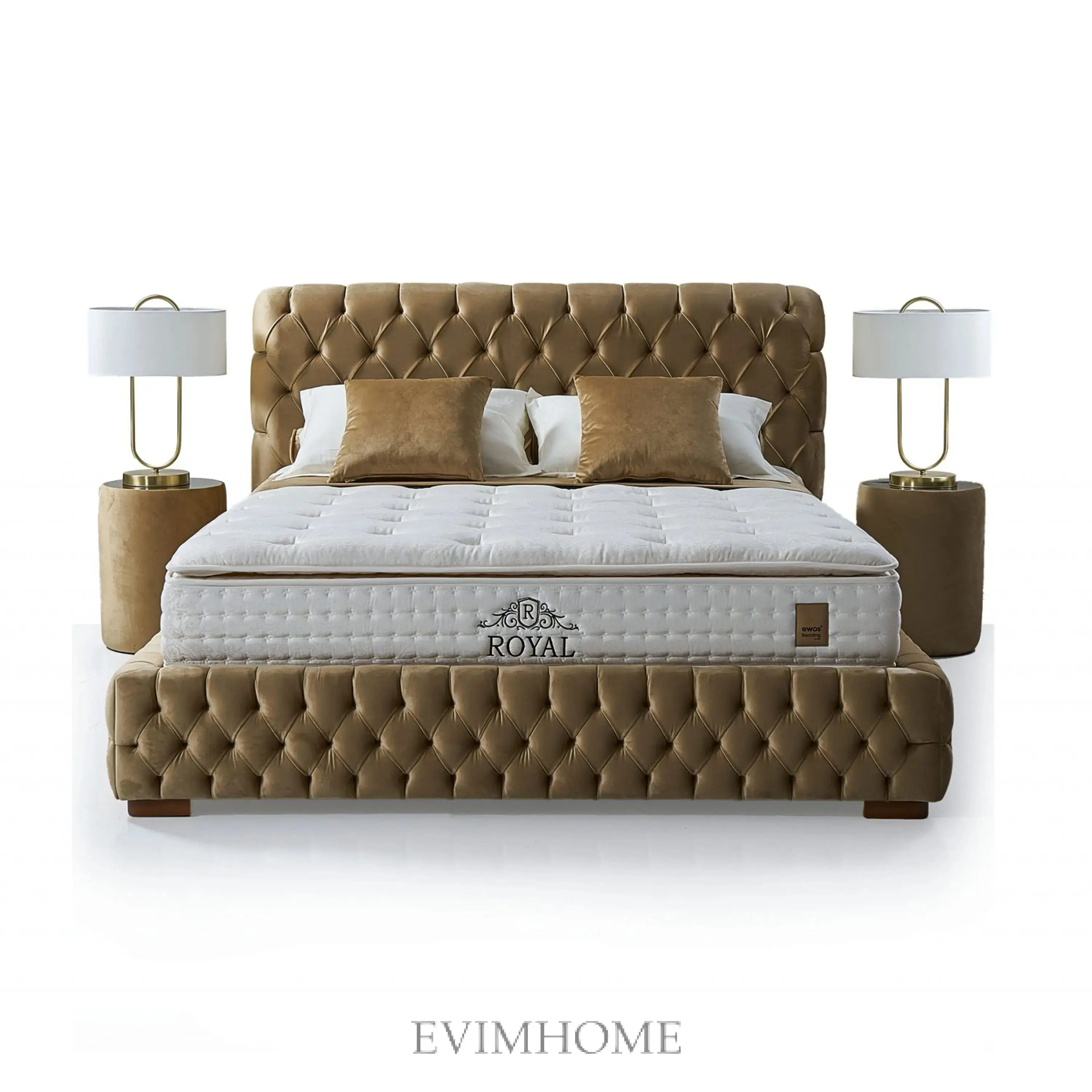 Royal Luis Boxspringbett mit stabiler Bonellfederkern-Matratze - Image 2