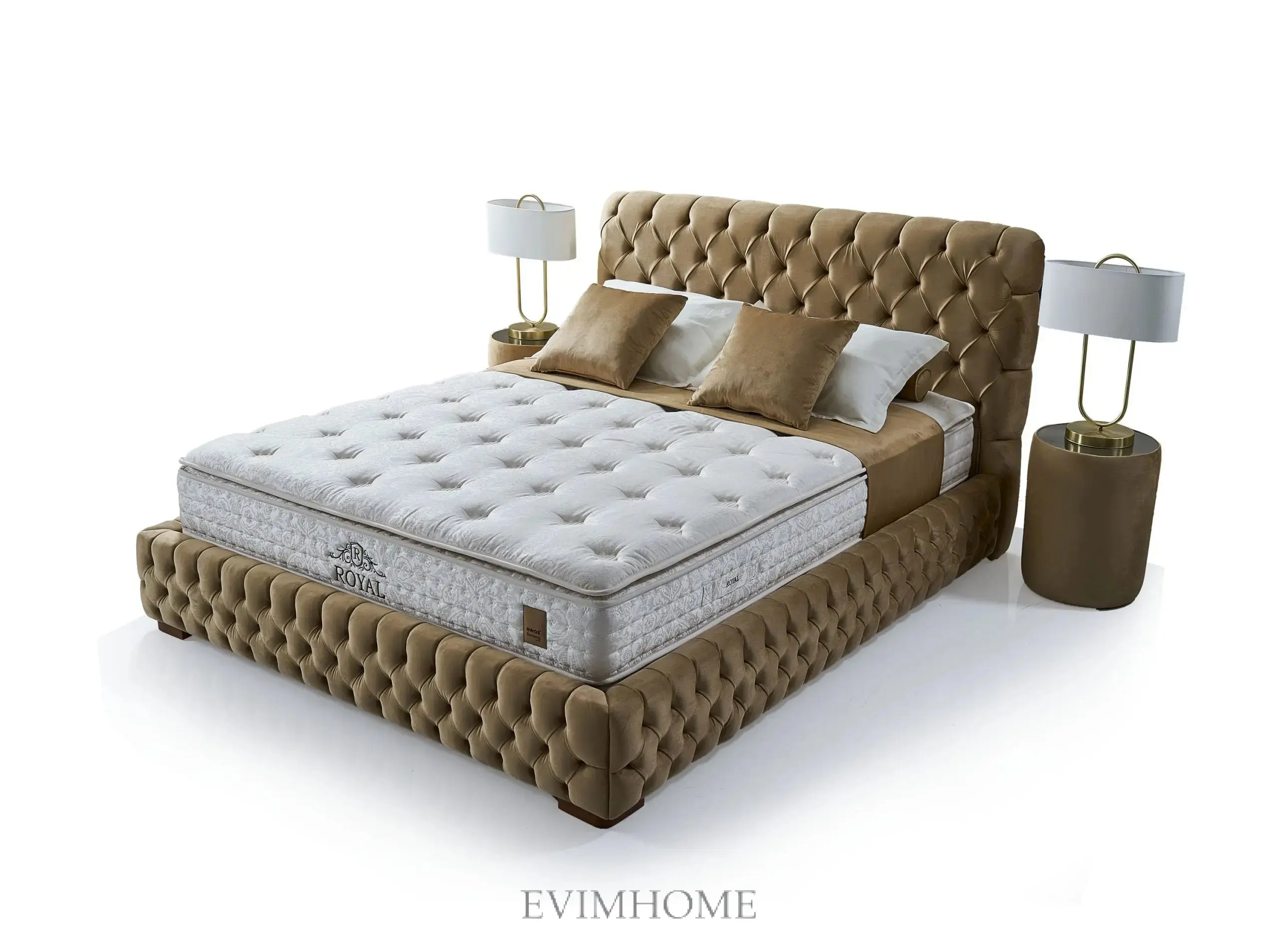 Royal Luis Boxspringbett mit stabiler Bonellfederkern-Matratze - Image 3