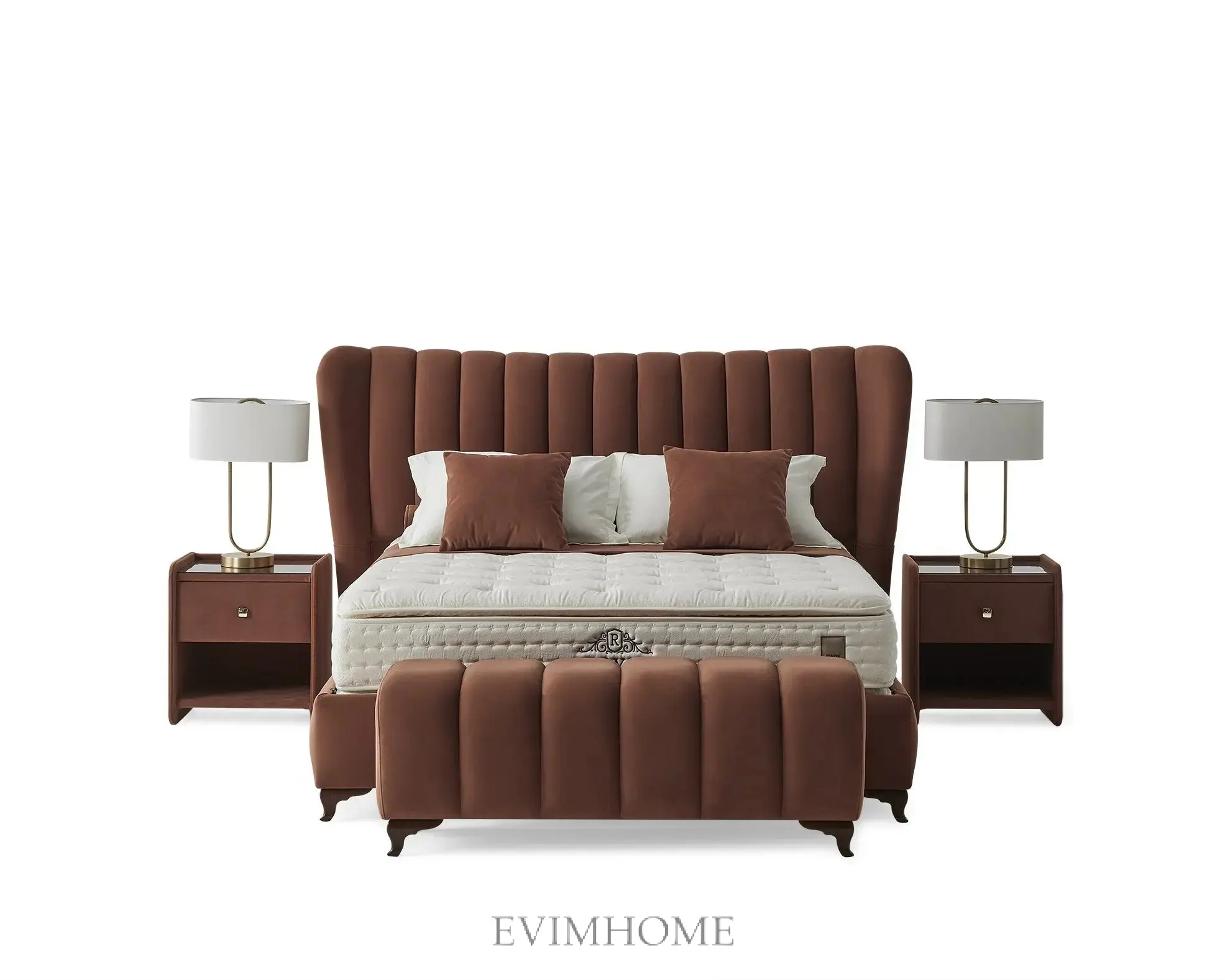 Royal Peri Boxspringbett mit langlebiger Bonellfederkern-Matratze - Image 3