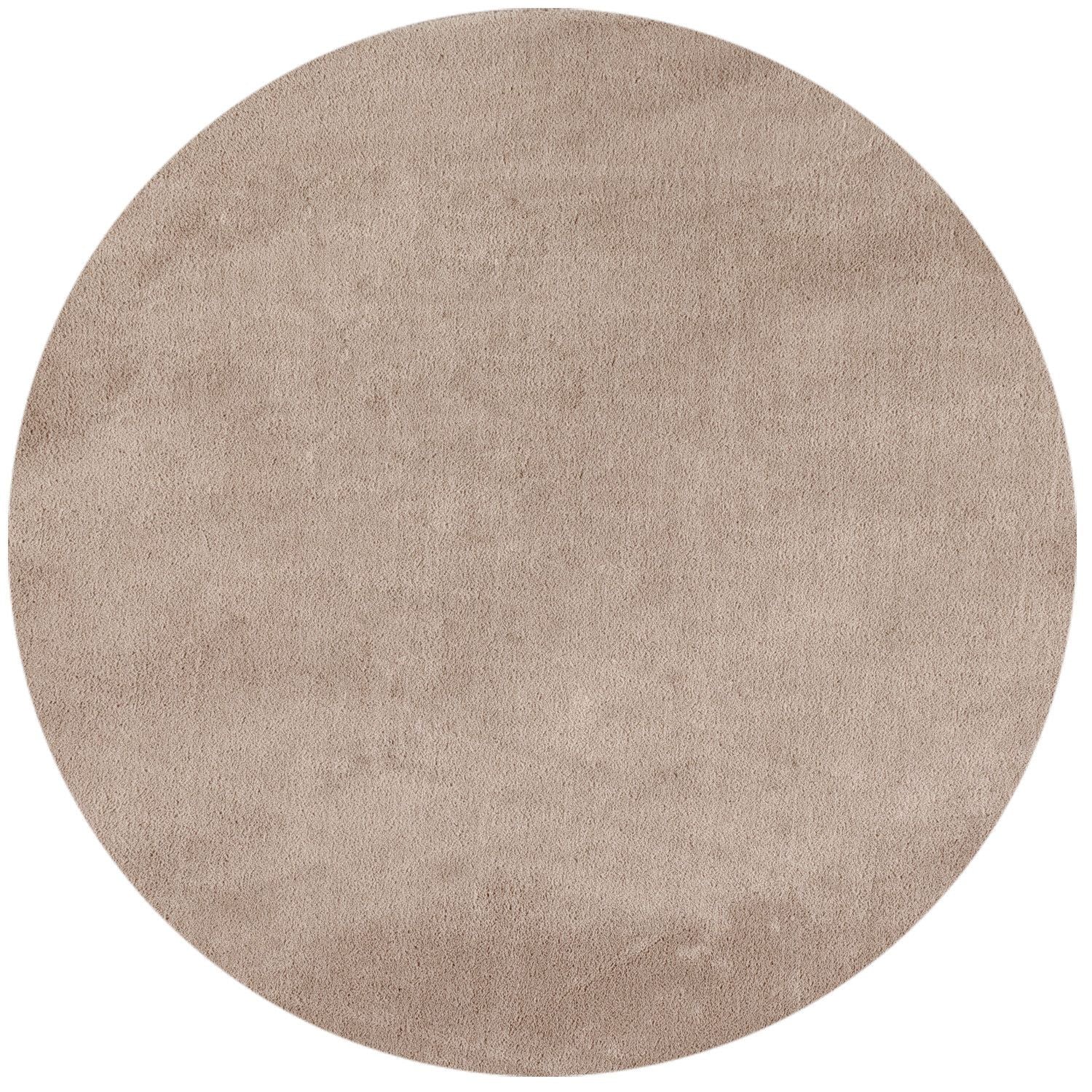Sky Einfarbiger Kurzflorteppich in Beige mit Anti-Rutsch - Image 8
