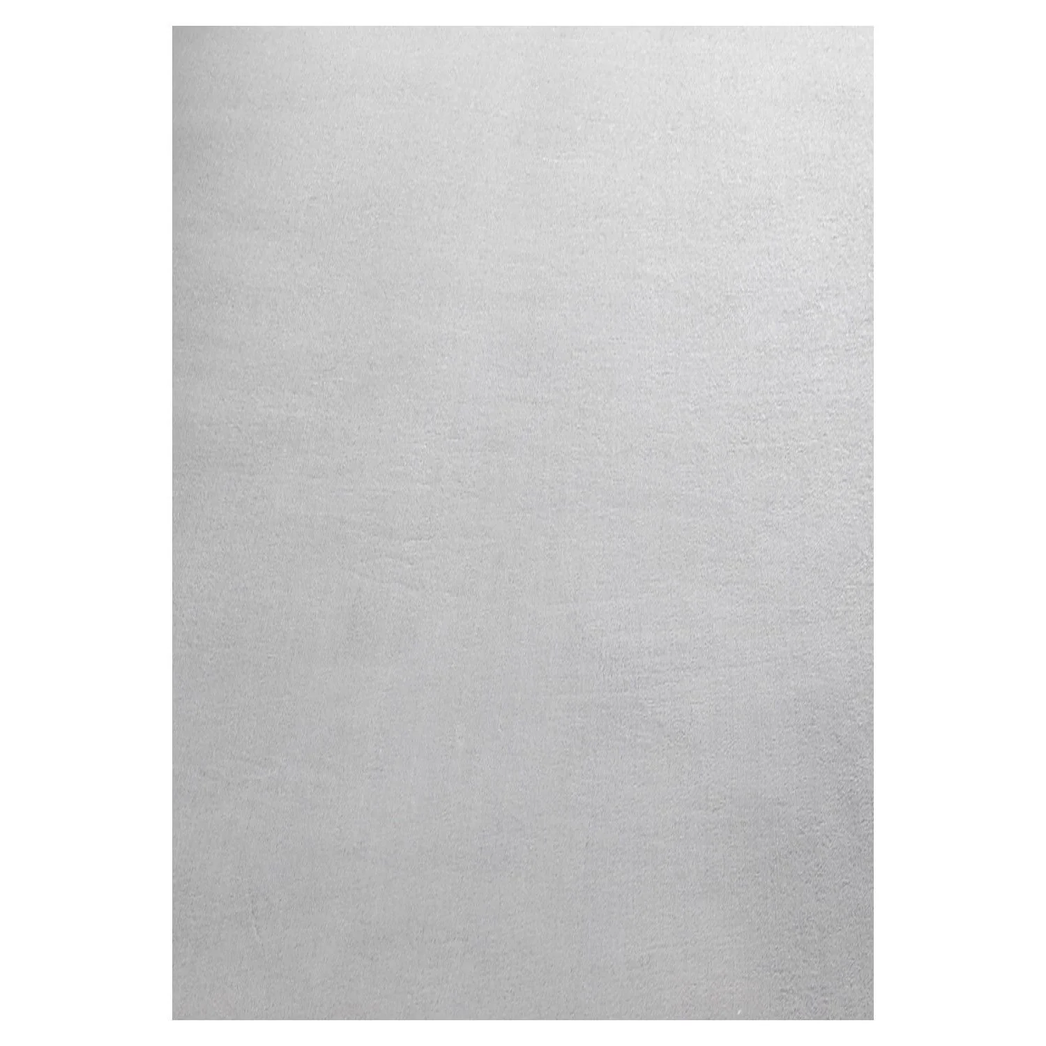 Kurzflorteppiche, Unicolor - Einfarbig, Farbe Silber, Teppich für Wohnzimmer, Rücken aus Anti-rutsch - Image 2