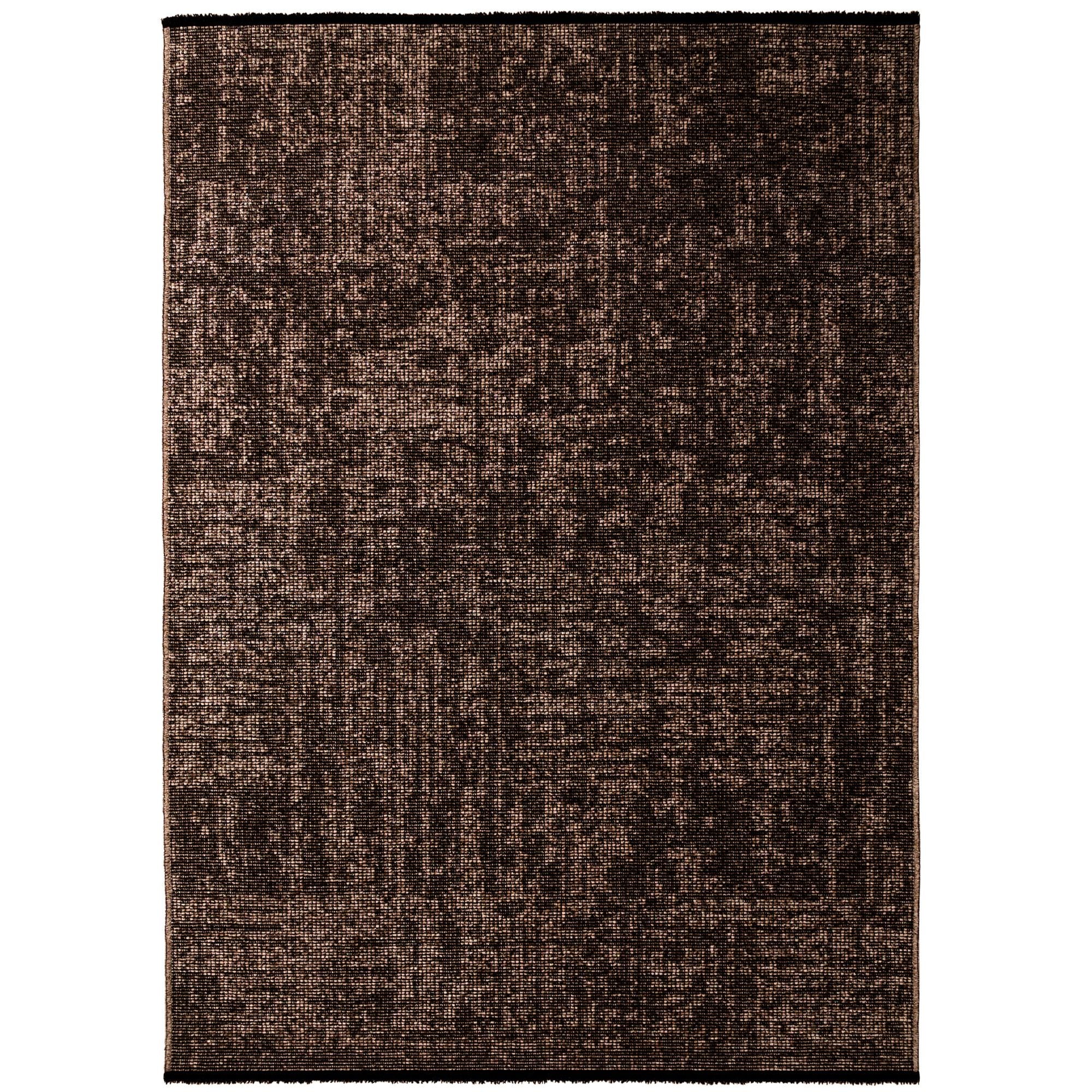 Baumwolle Chenille Teppich Läufer Braun 8x15 cm – Waschbar, Boho-Stil, Vintage Kelim, Kurzflor, Rutschfest & Weich, Einfarbig Meliert, Für Küche, Schlafzimmer & Flur - Image 2