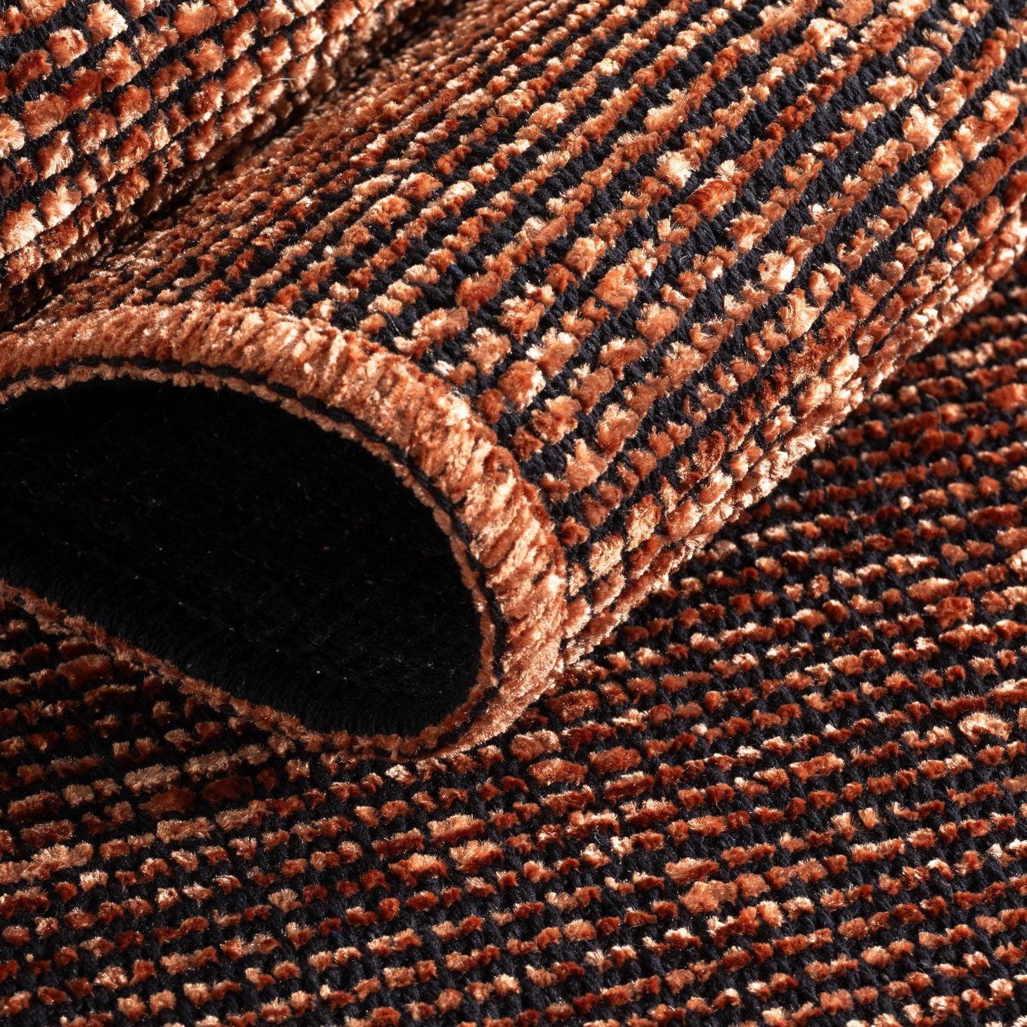 Baumwolle Chenille Teppich Läufer Terrakotta 8x15 cm – Waschbar, Boho-Stil, Vintage Kelim, Kurzflor, Rutschfest & Weich, Einfarbig Meliert, Für Küche, Schlafzimmer & Flur - Image 3