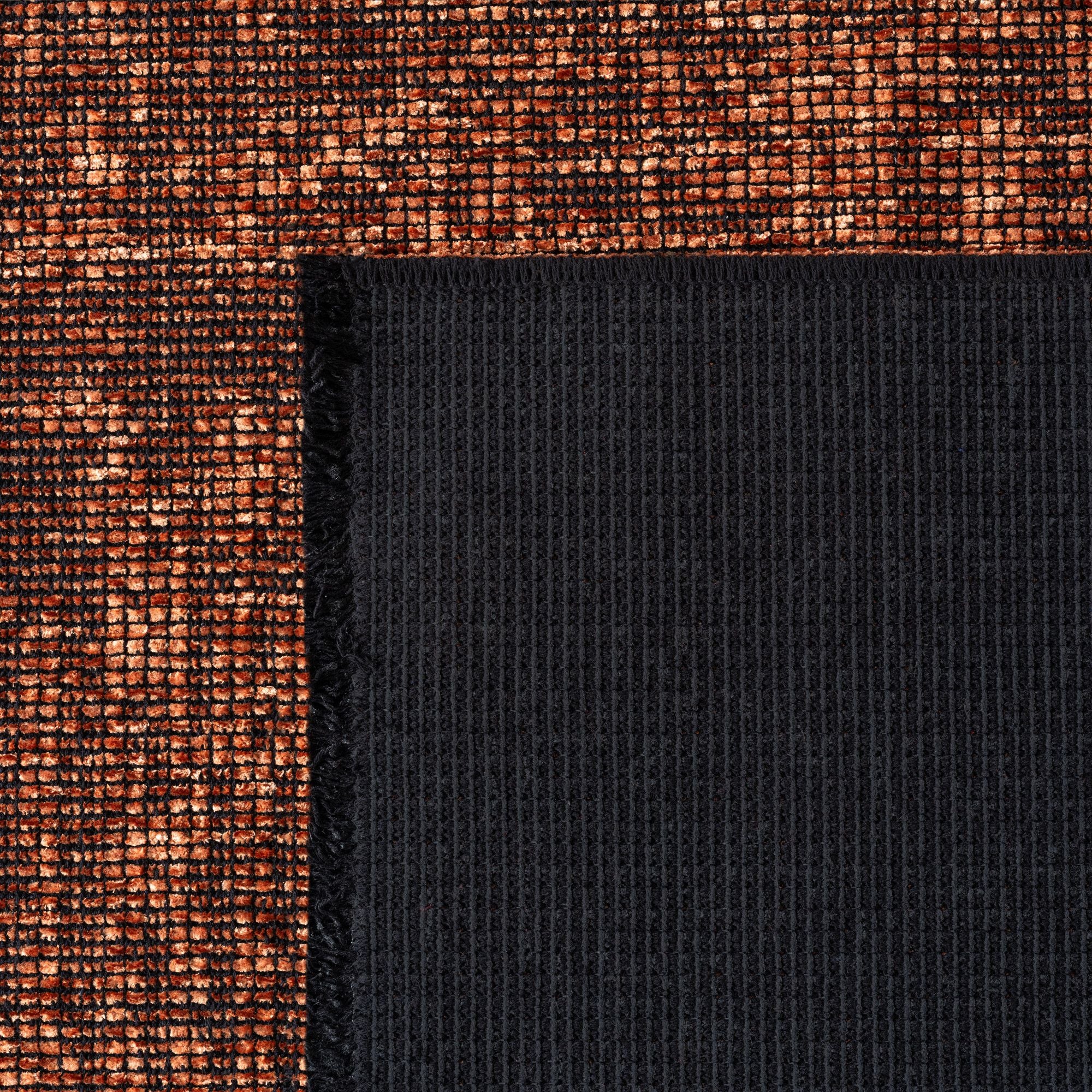 Baumwolle Chenille Teppich Läufer Terrakotta 8x15 cm – Waschbar, Boho-Stil, Vintage Kelim, Kurzflor, Rutschfest & Weich, Einfarbig Meliert, Für Küche, Schlafzimmer & Flur - Image 4