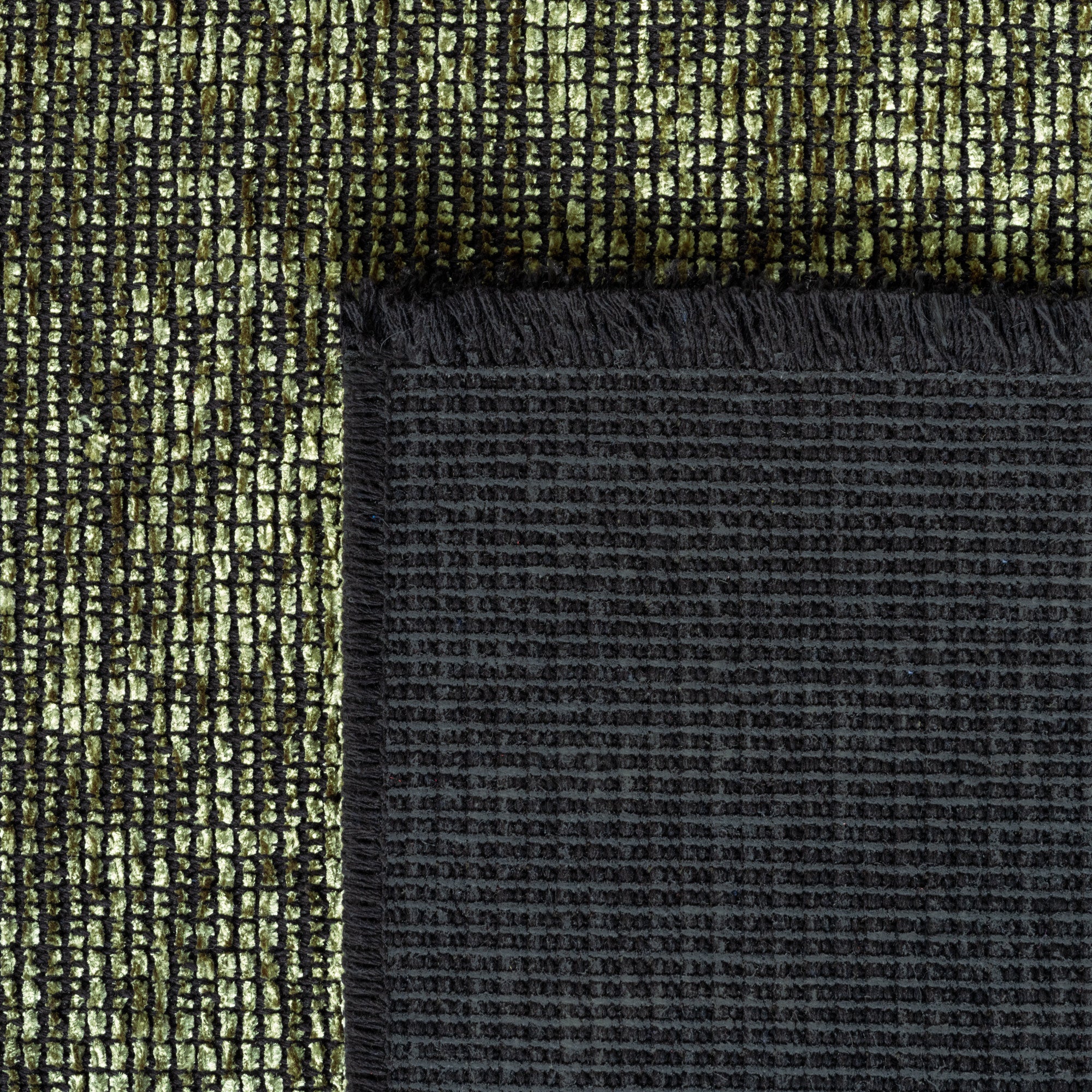 Baumwolle Chenille Teppich Läufer Grün 8x15 cm – Waschbar, Boho-Stil, Vintage Kelim, Kurzflor, Rutschfest & Weich, Einfarbig Meliert, Für Küche, Schlafzimmer & Flur - Image 4