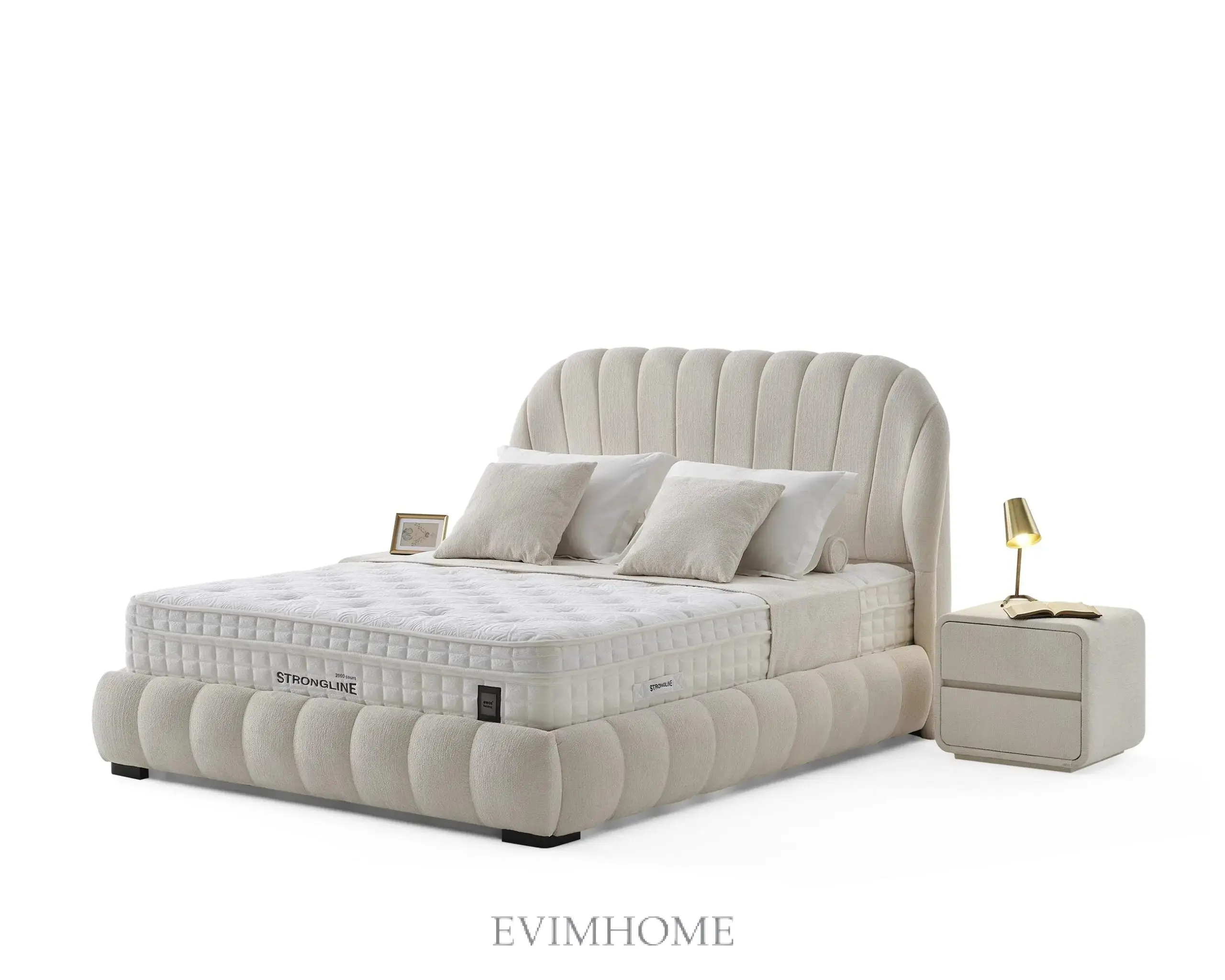 Strongline Sirius Boxspringbett mit extra fester Matratze - Image 3