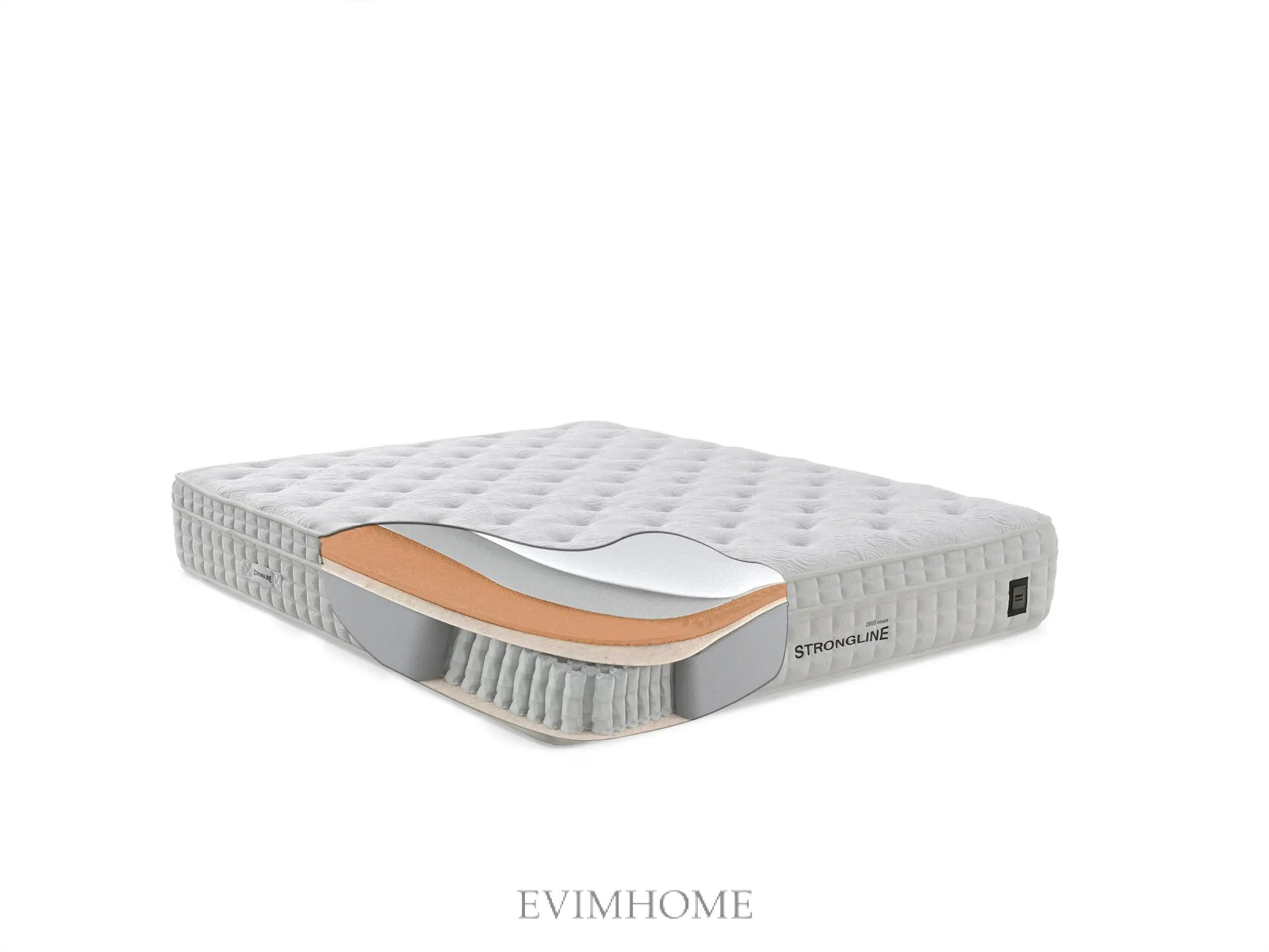 Strongline Sirius Boxspringbett mit extra fester Matratze - Image 6