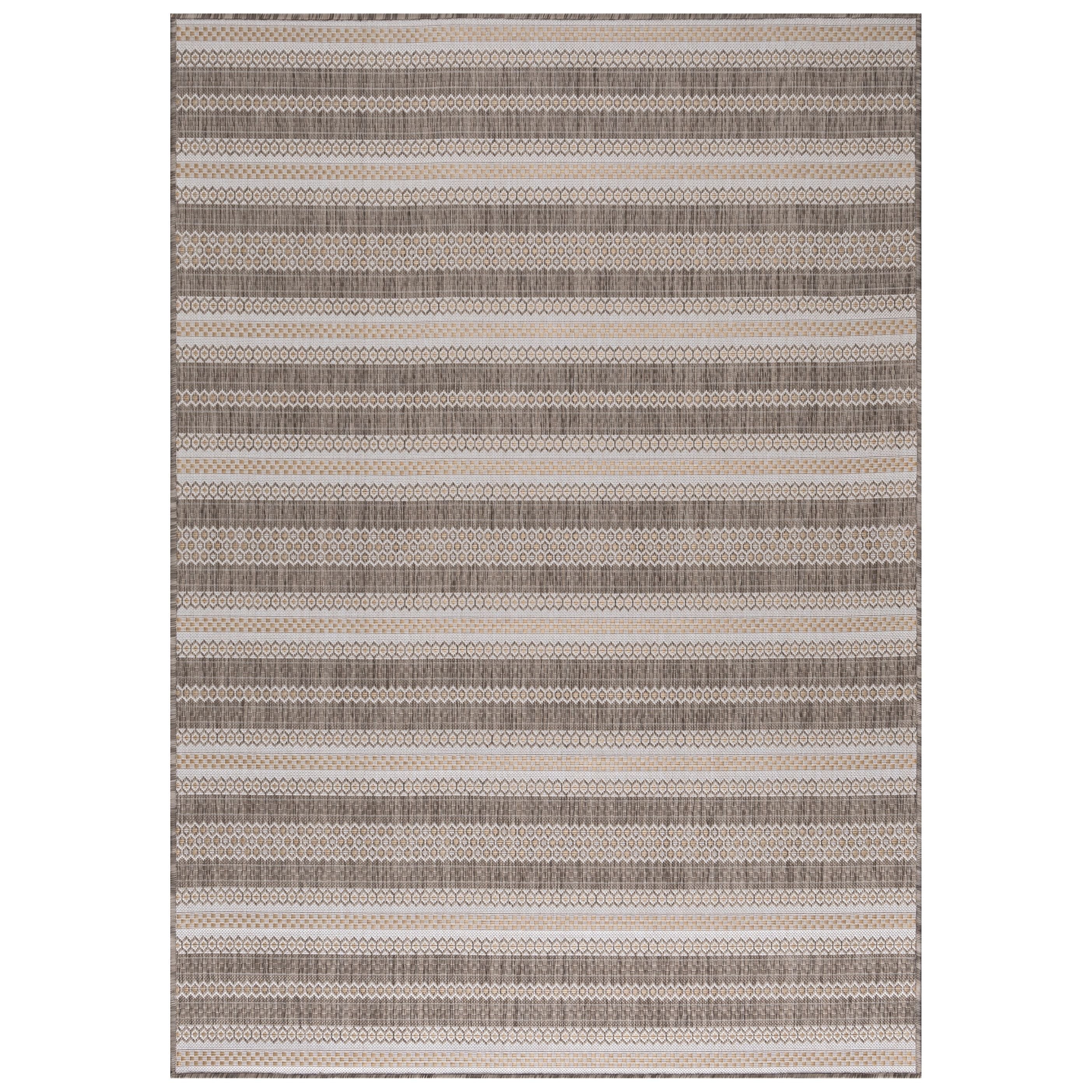 Vintage Outdoorteppich Beige: Balkon & Terrasse - Image 2