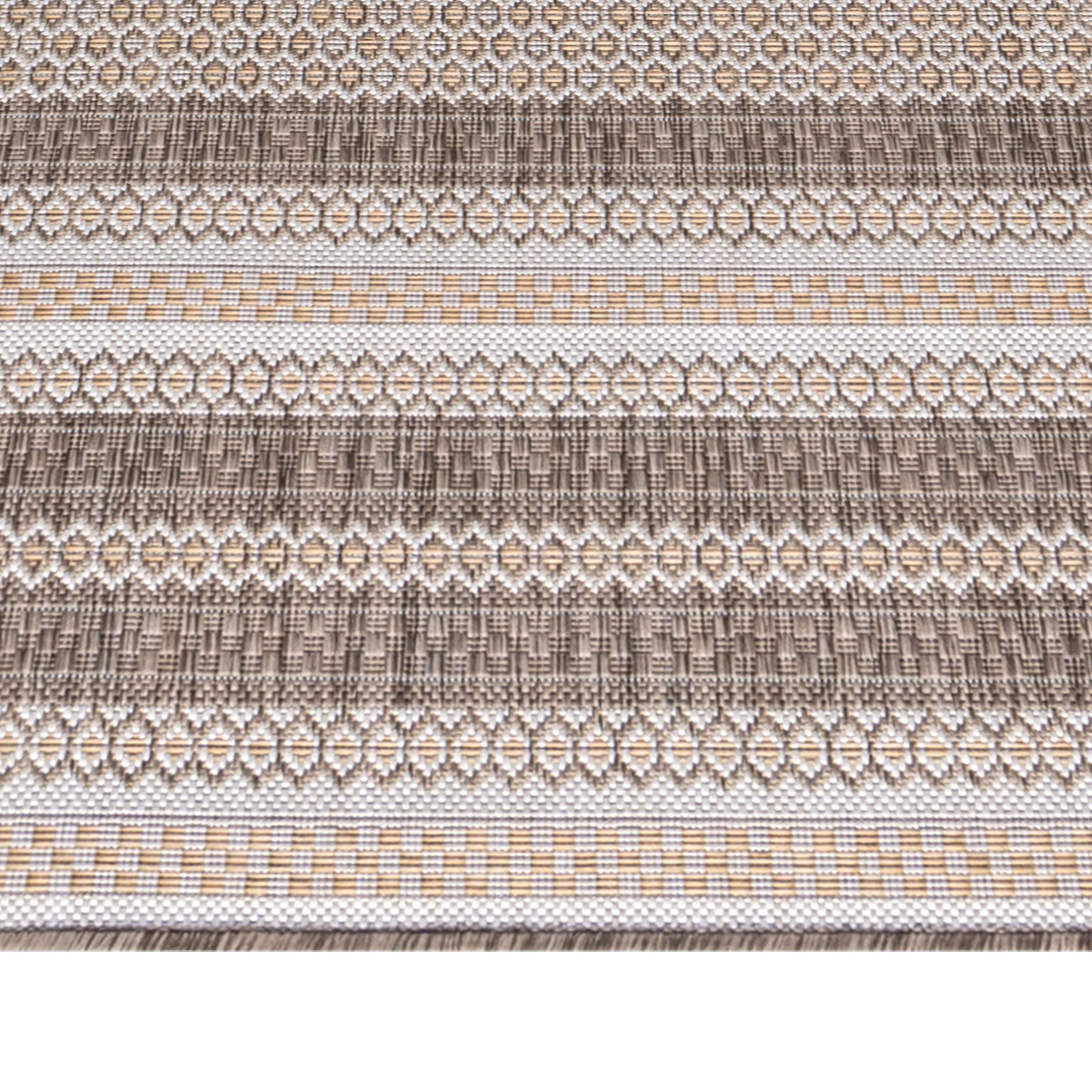 Vintage Outdoorteppich Beige: Balkon & Terrasse - Image 4