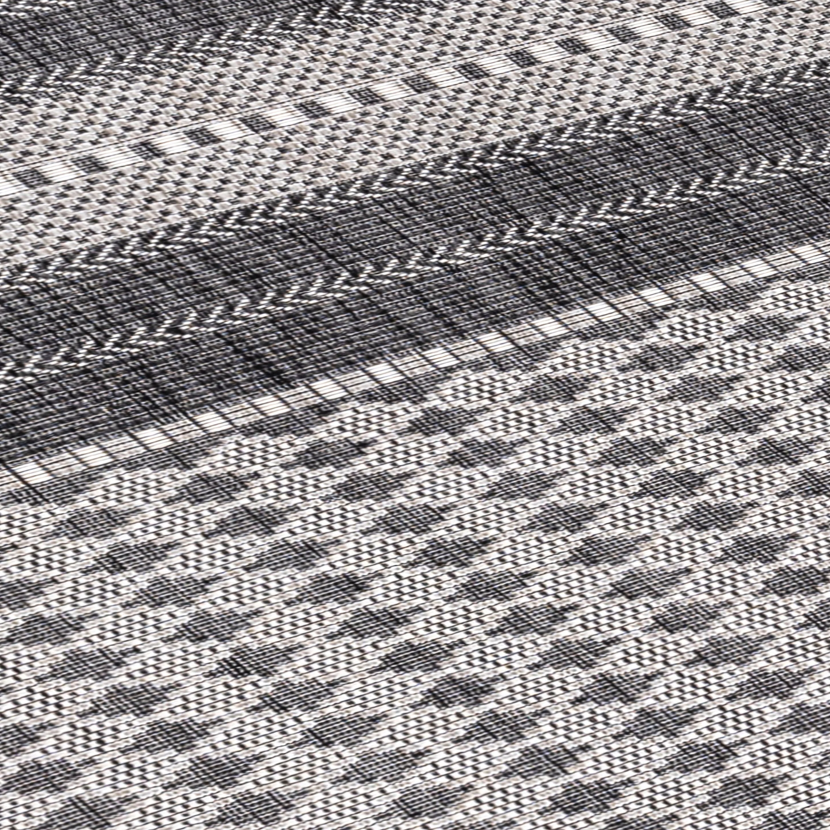 Sunny Outdoorteppich Beige | Vintage Muster in Grau - Image 7