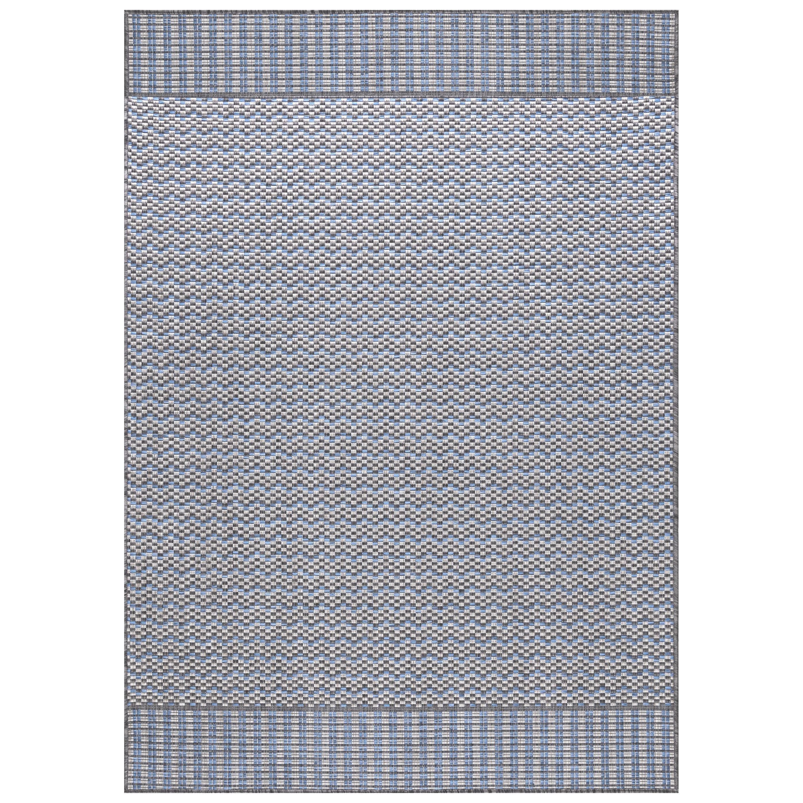 Outdoorteppiche, Vintage Design, Farbe Grau, Teppich für Terasse-Balkon-Küche, Rücken aus Polypropylen - Image 2