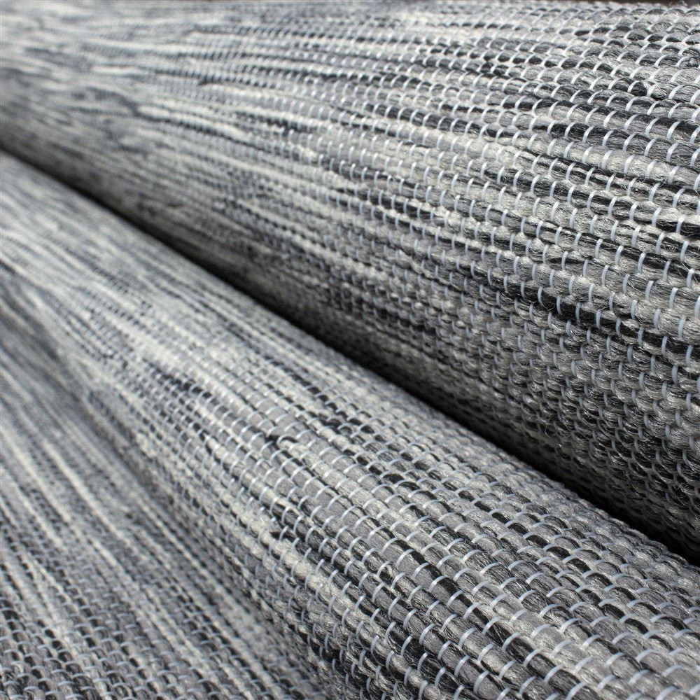 Teppich Sisal optik Flachgewebe Terrassen In-  outdoor meliert Anthrazit Grau - Image 4