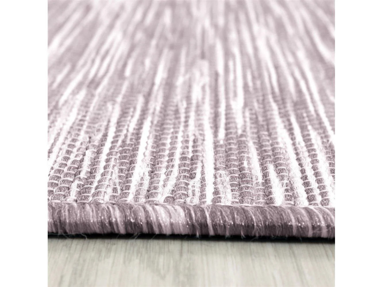 Teppich Sisal optik Flachgewebe Terrassen In- Outdoor Meliert Pink Creme - Image 2