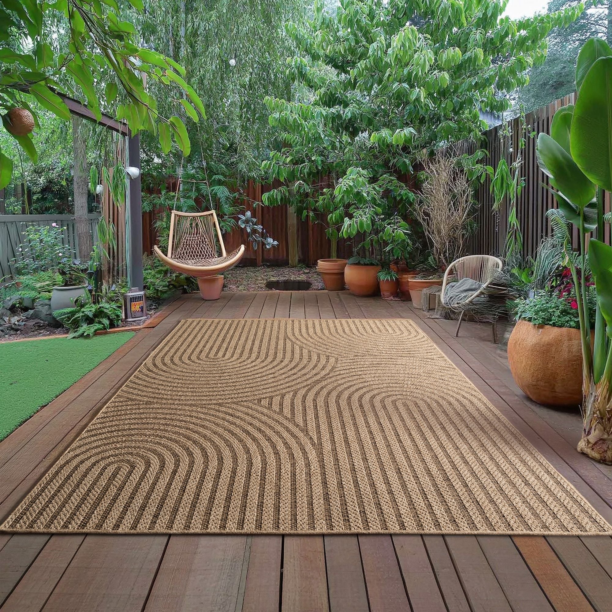Timber In- & Outdoorteppich Läufer – Boho Design - Image 5