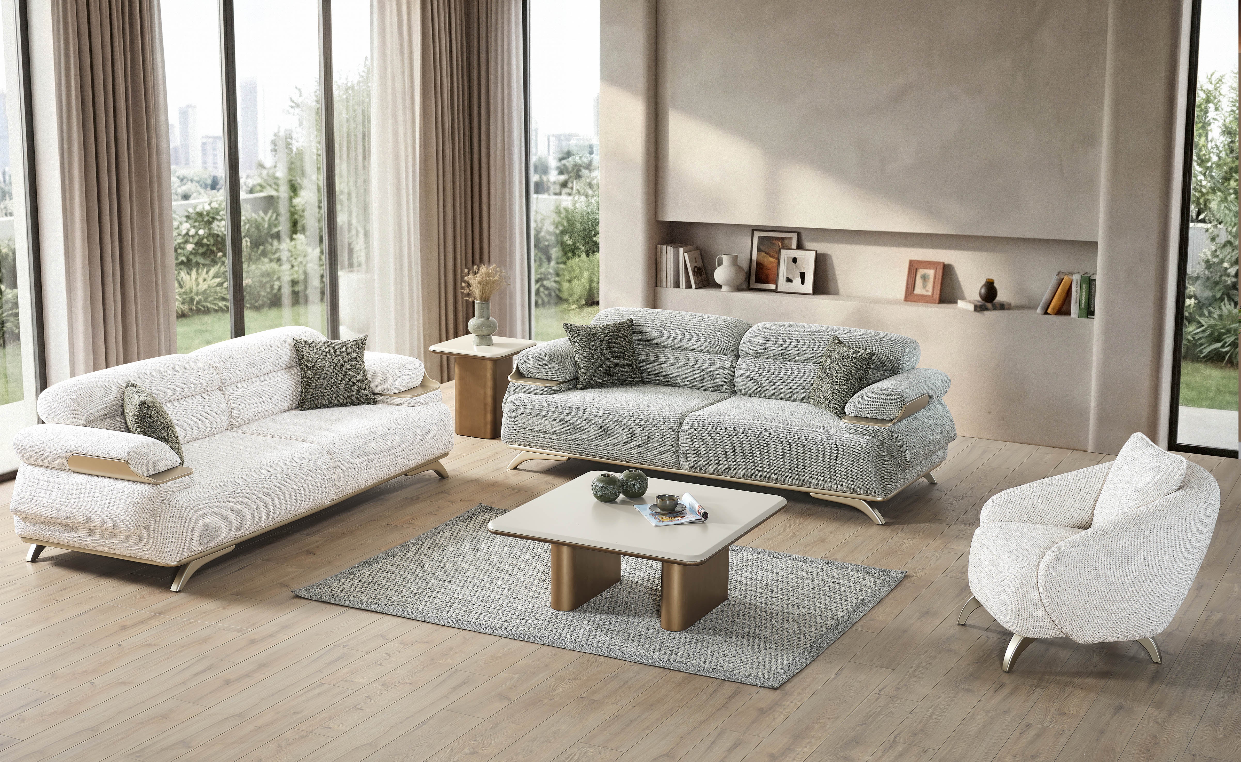 Troya Sofa Set