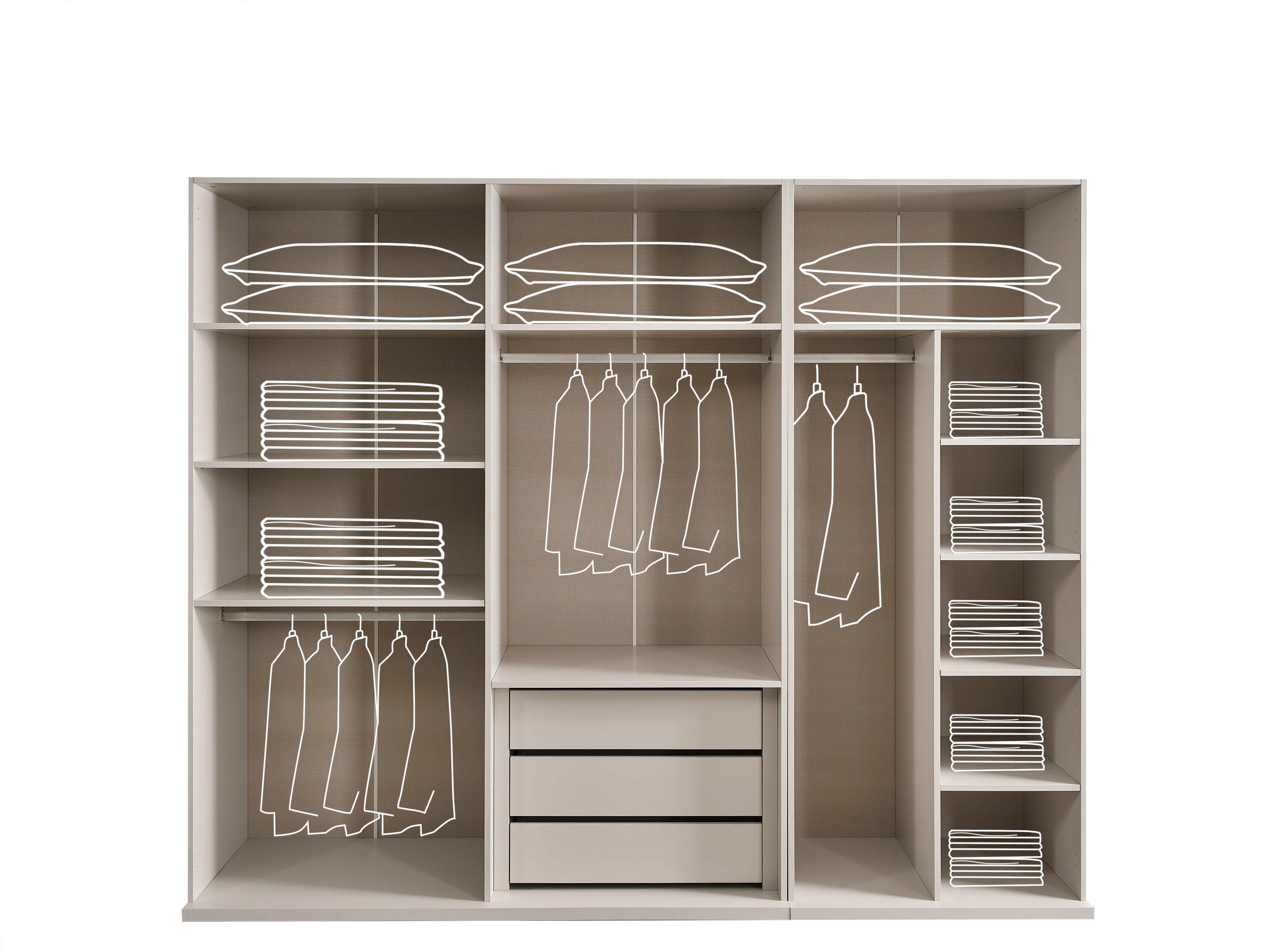 Vega Kleiderschrank 6-türig - Image 4